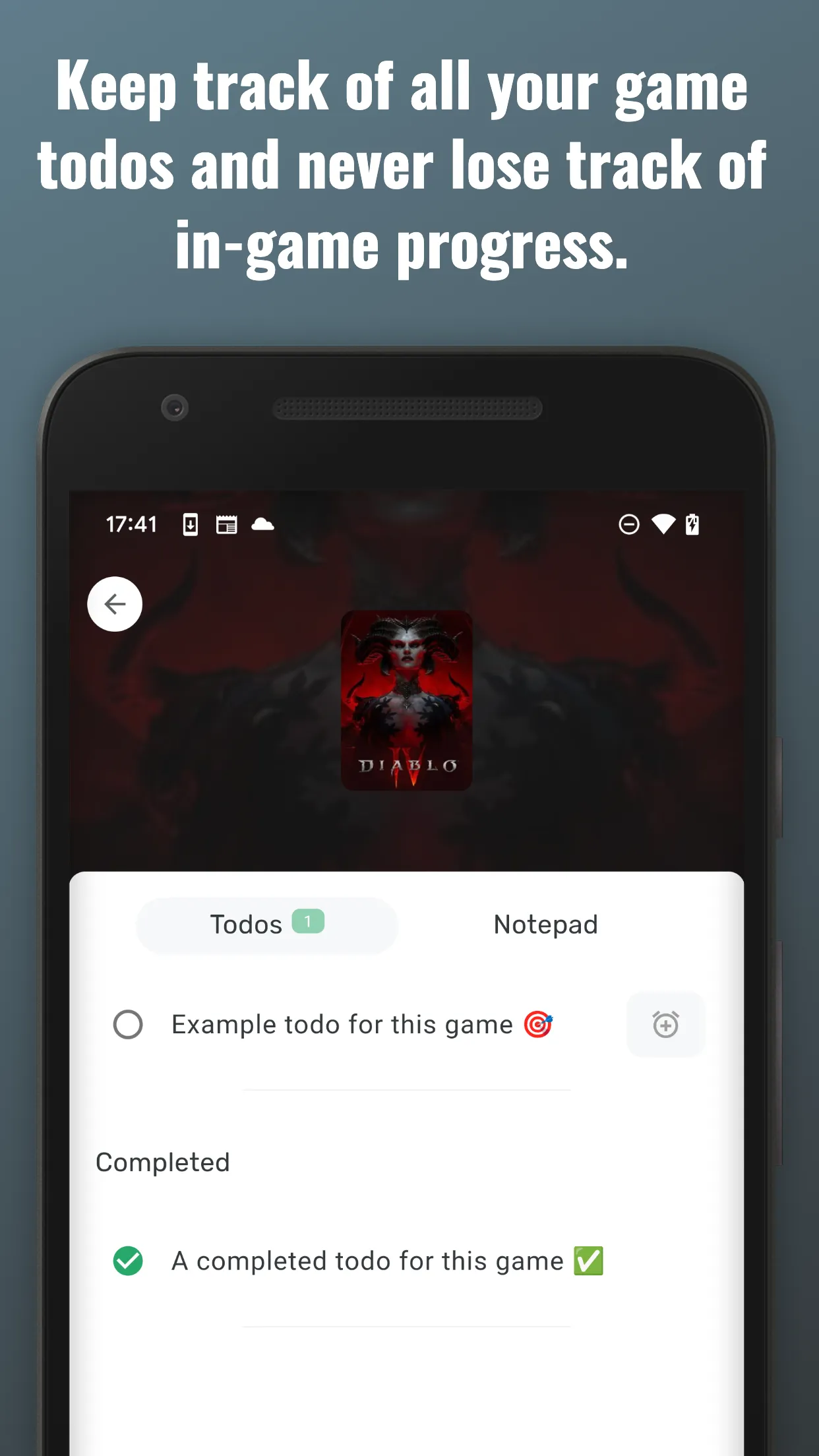 Compadre - Game Notes & Todos | Indus Appstore | Screenshot