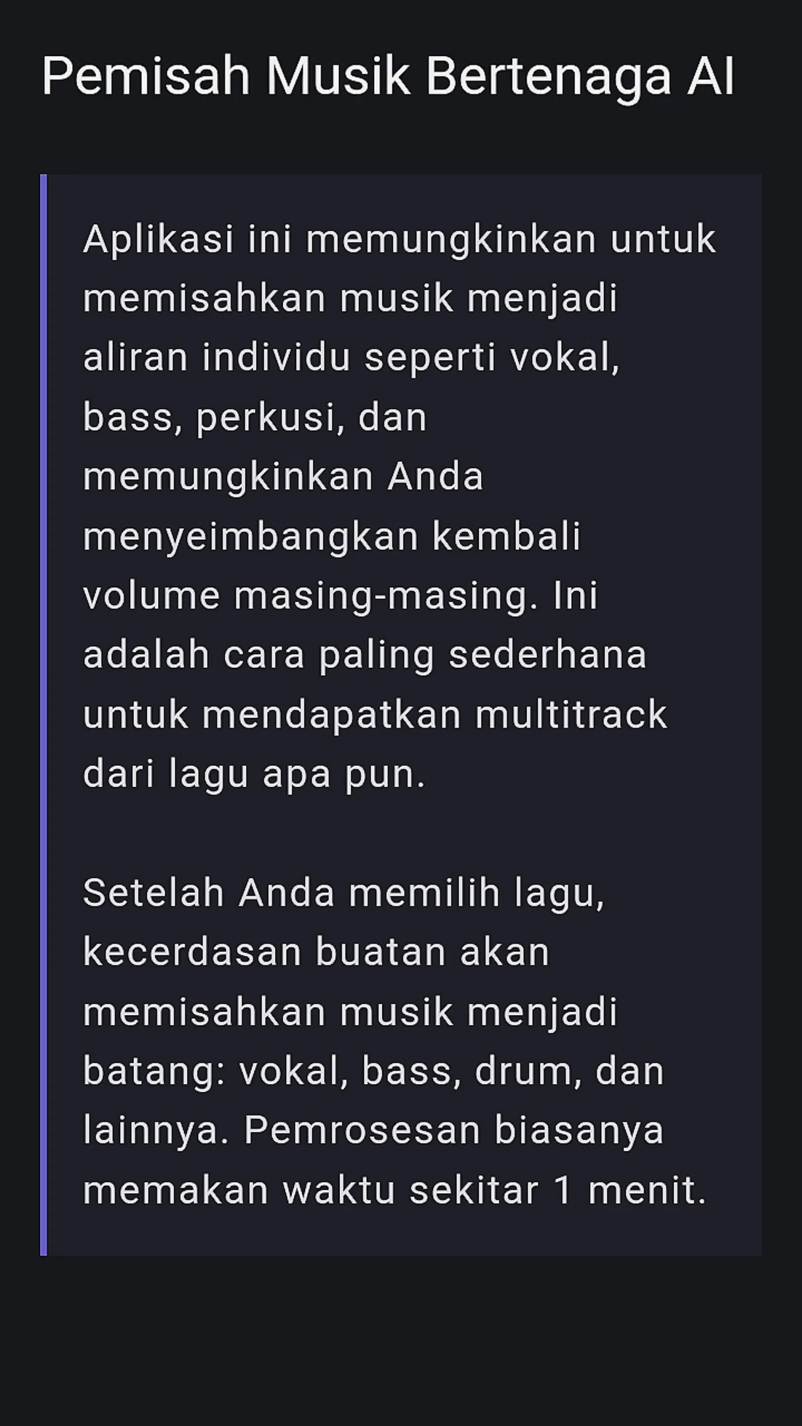 Vocal Remover Mp3 | Indus Appstore | Screenshot