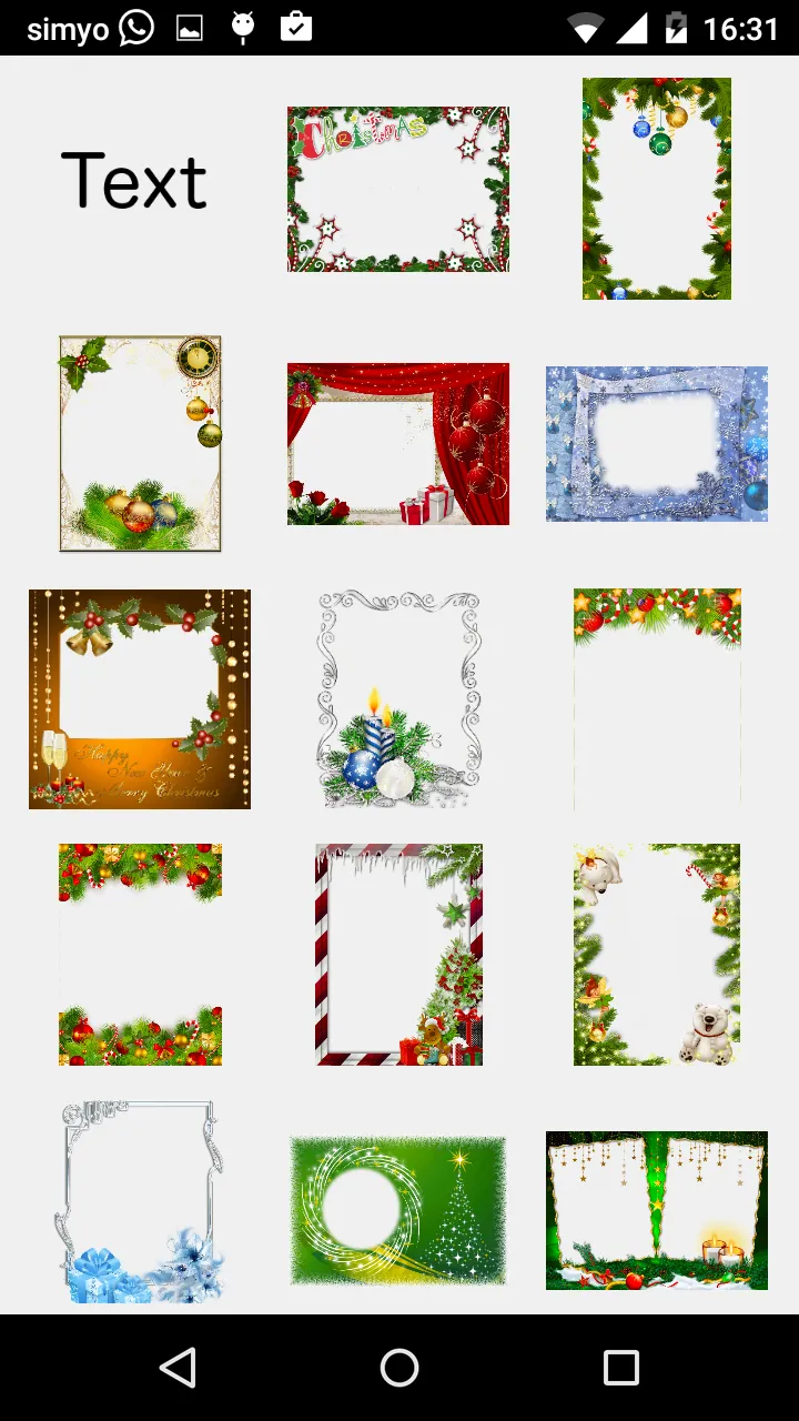 Christmas Photo Frame Creator | Indus Appstore | Screenshot