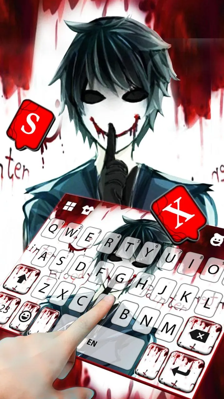 Creepy Bloody Boy Theme | Indus Appstore | Screenshot