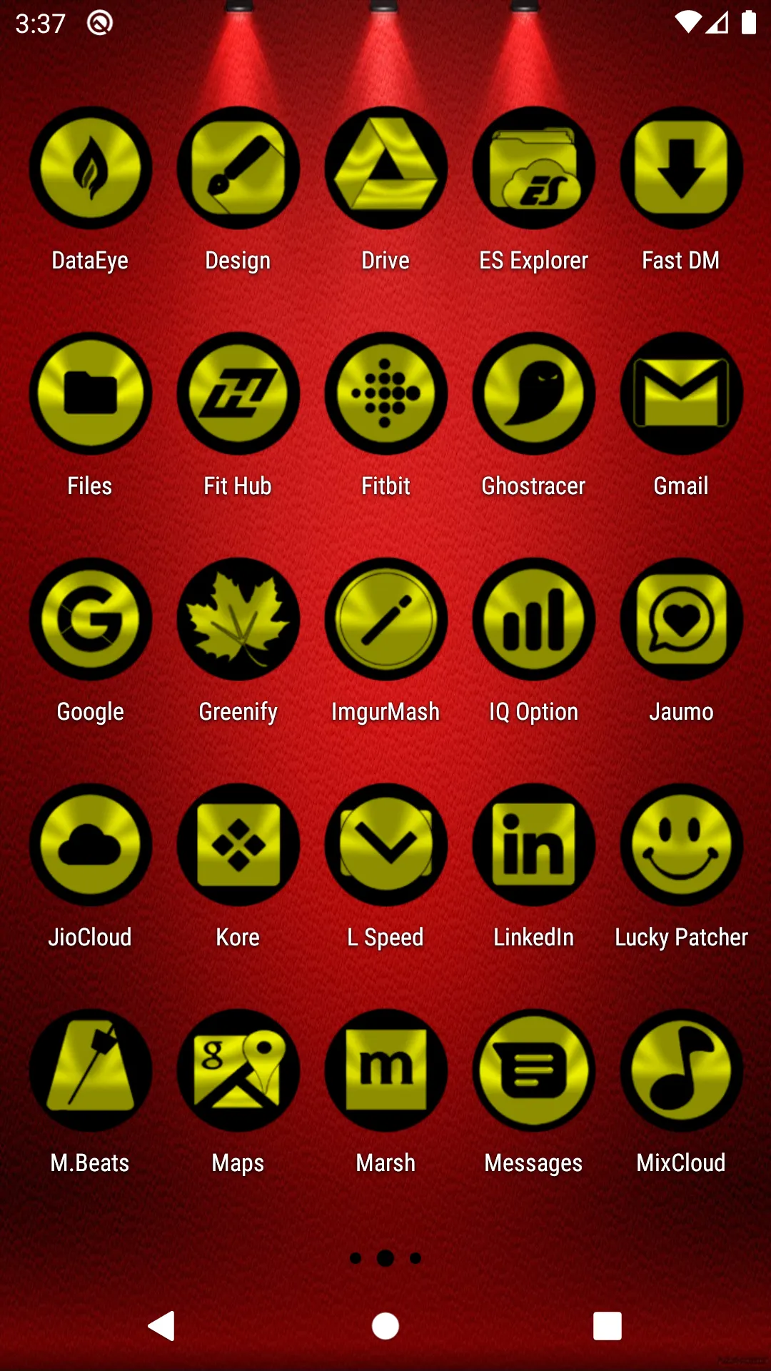 Oreo Yellow Icon Pack | Indus Appstore | Screenshot