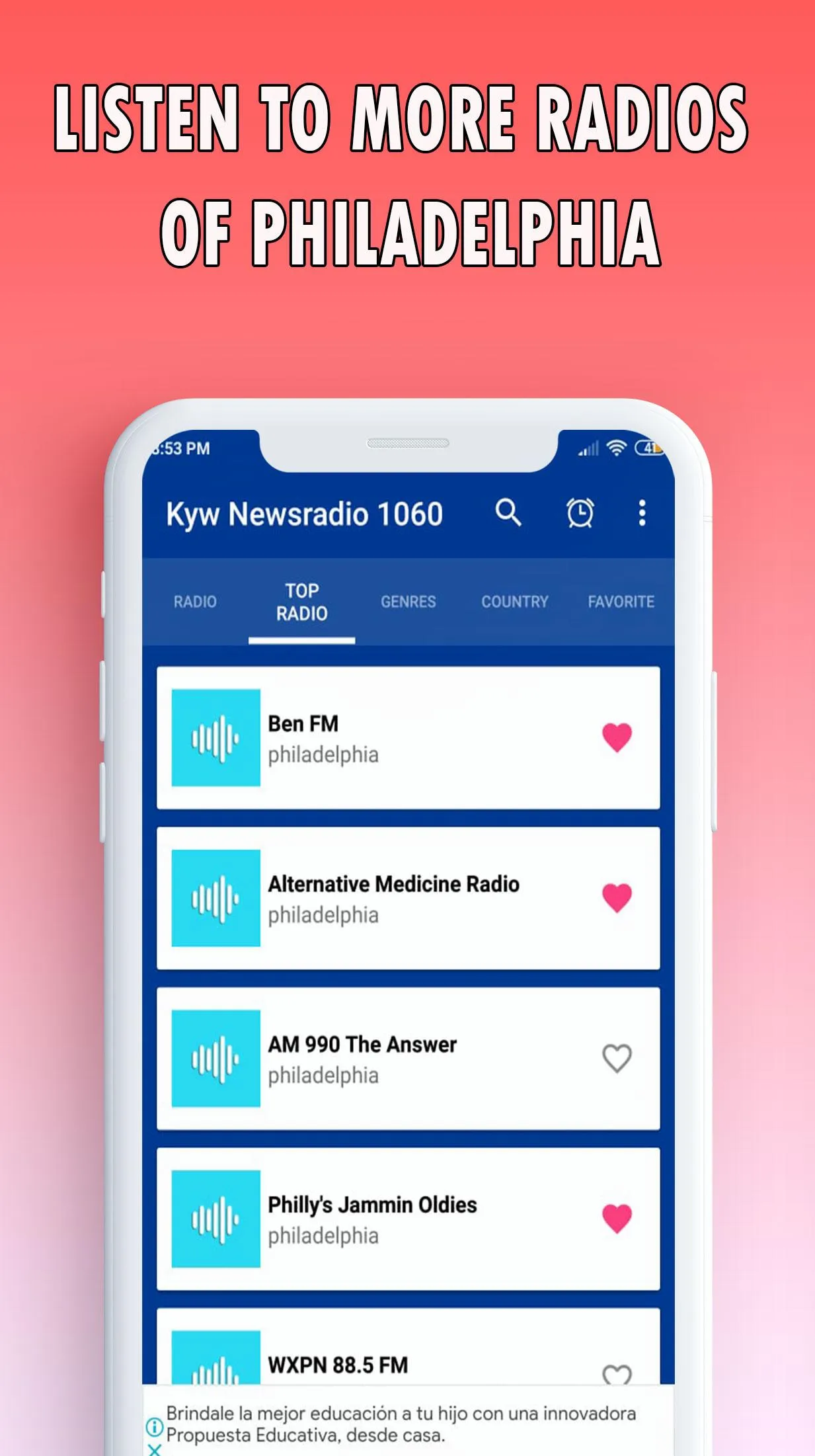 kyw newsradio 1060 philadelphi | Indus Appstore | Screenshot