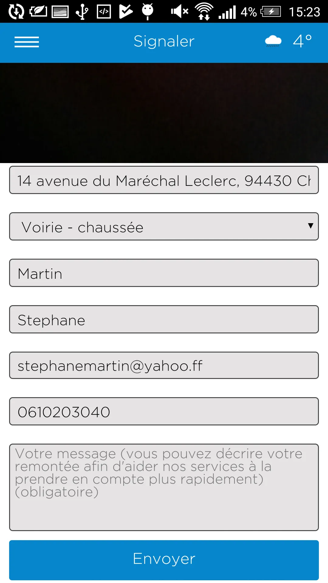 Chennevières Je signale | Indus Appstore | Screenshot