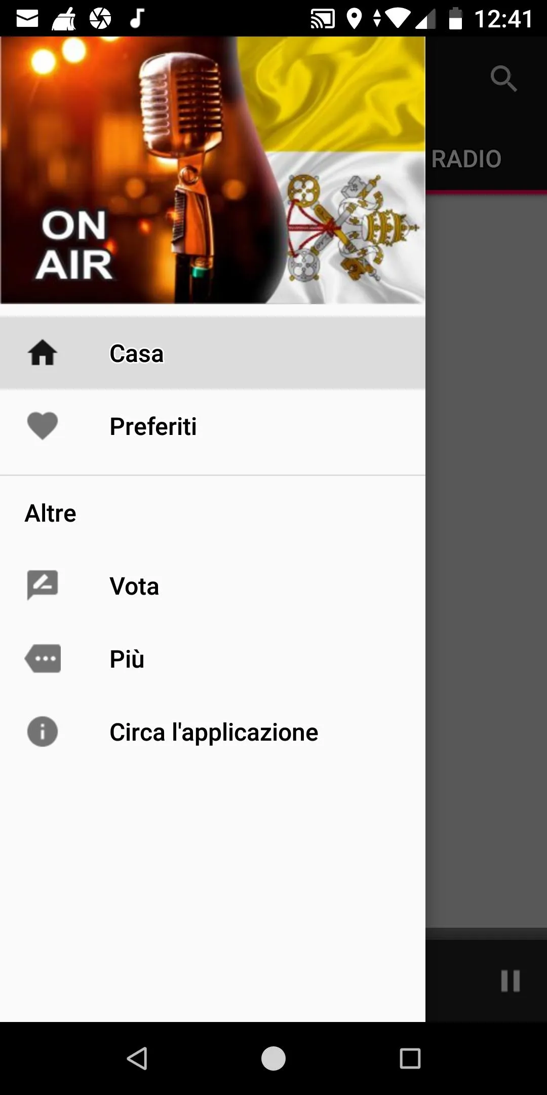 Vatican City Radio Stations | Indus Appstore | Screenshot