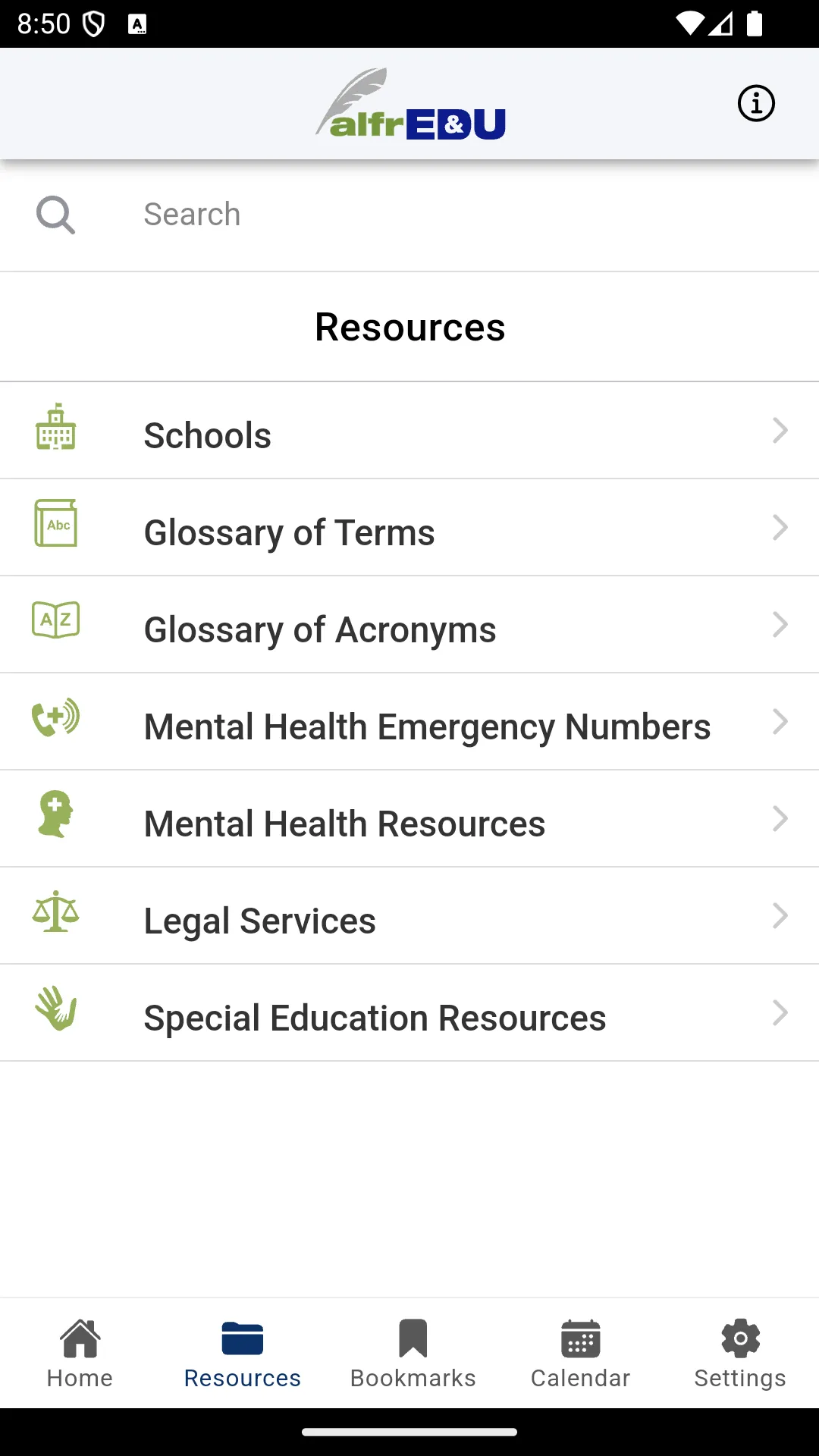 alfrEDU California | Indus Appstore | Screenshot