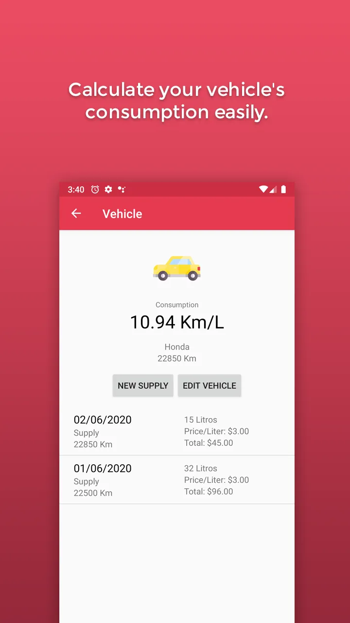 Fuel Consumption | Indus Appstore | Screenshot