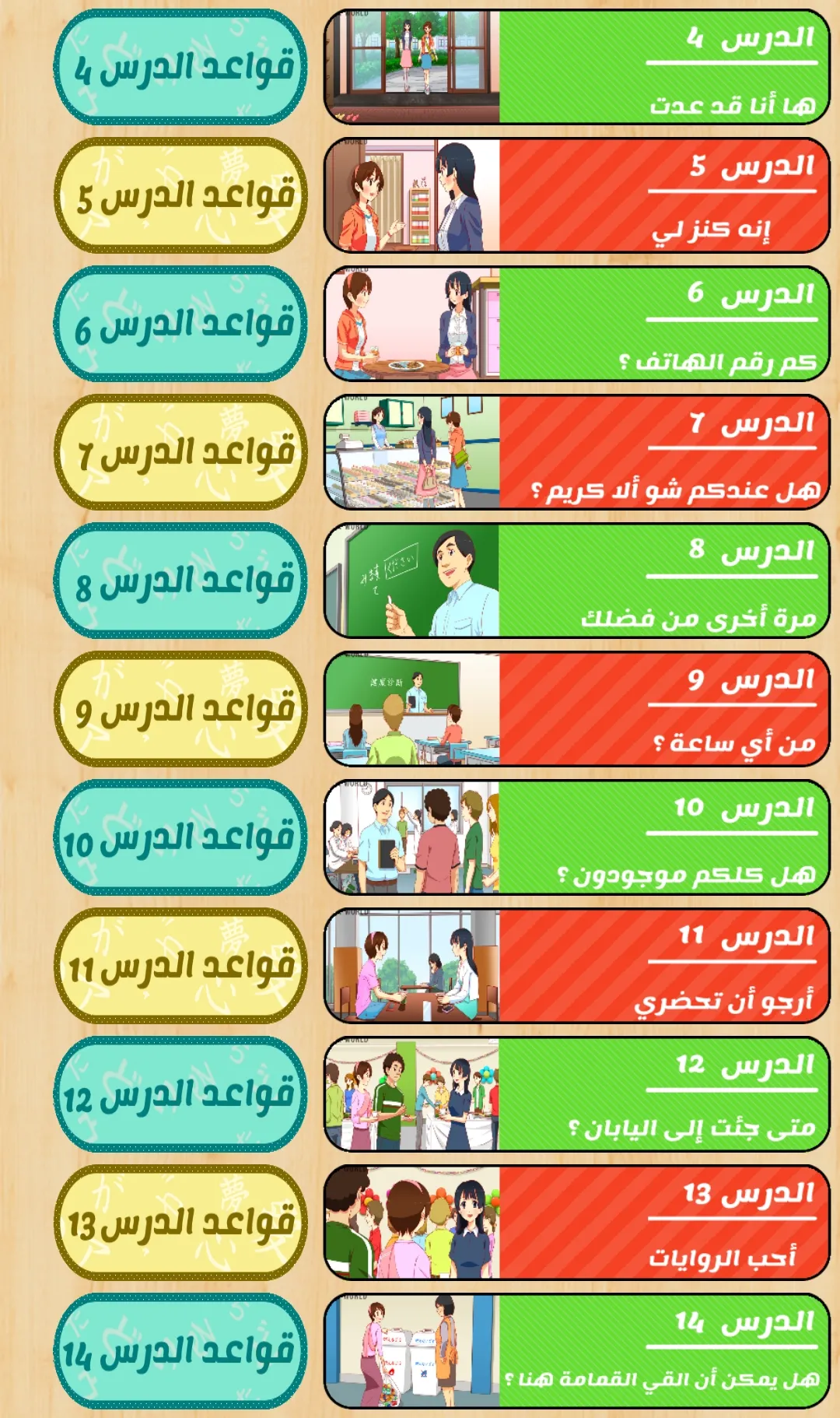 تعلم اللغة اليابانية من الأحرف | Indus Appstore | Screenshot