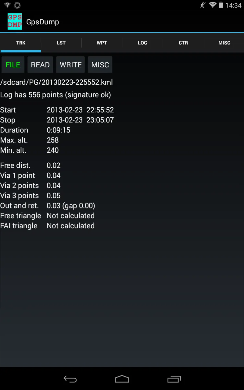 GpsDump | Indus Appstore | Screenshot