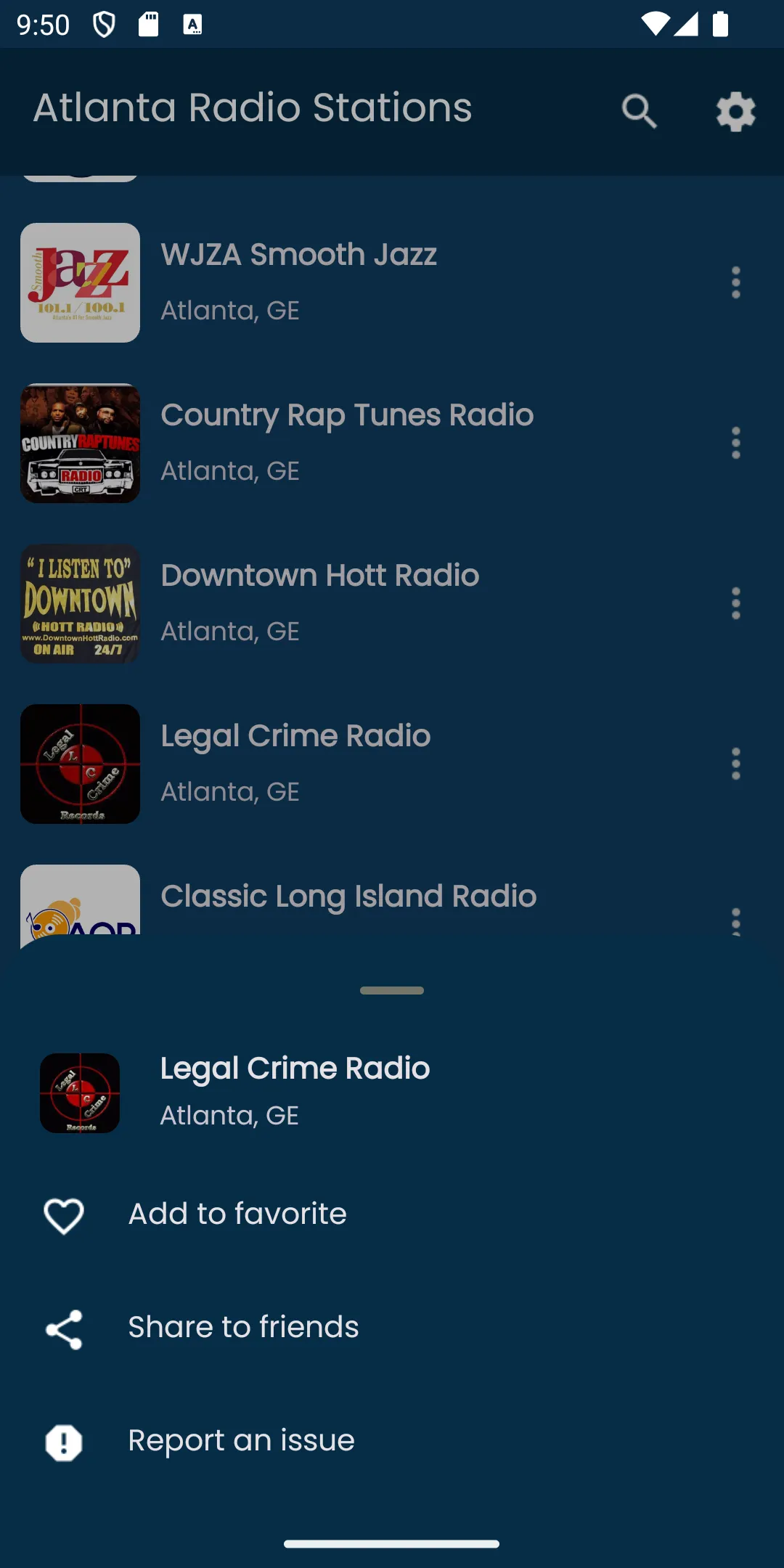 Radios from Atlanta | Indus Appstore | Screenshot