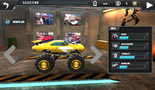 3D Impossible Monster Truck Survivor - 2020 | Indus Appstore | Screenshot