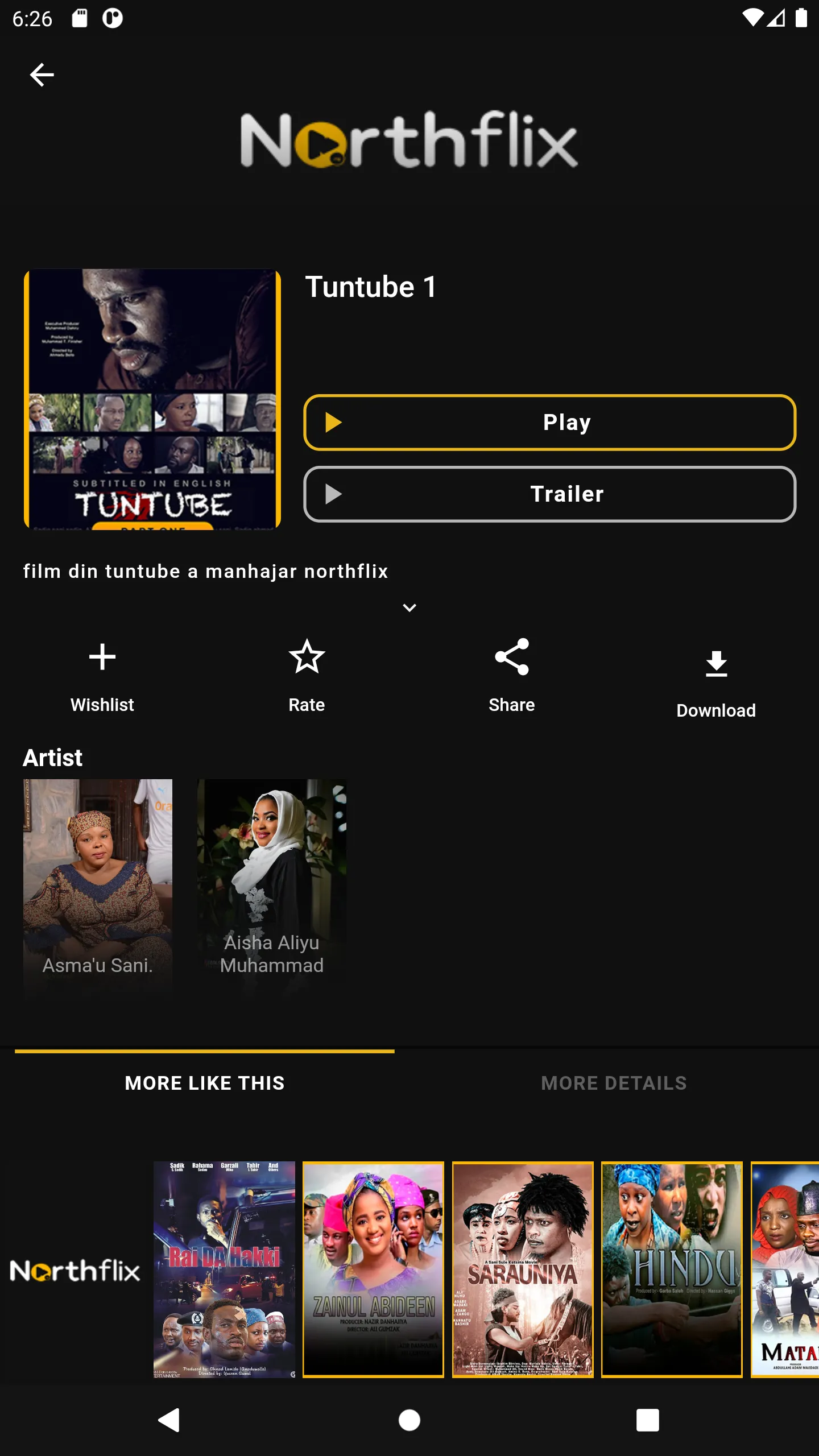 Northflix | Indus Appstore | Screenshot