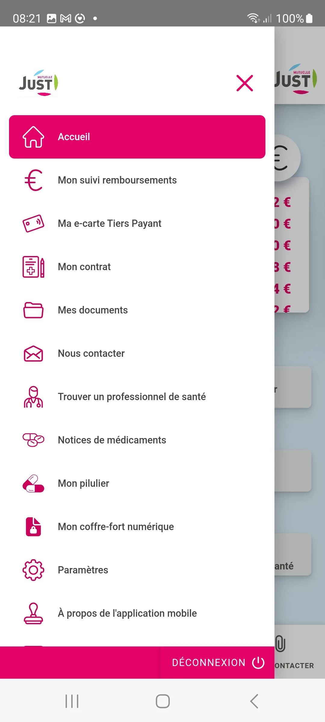 Mutuelle Just | Indus Appstore | Screenshot