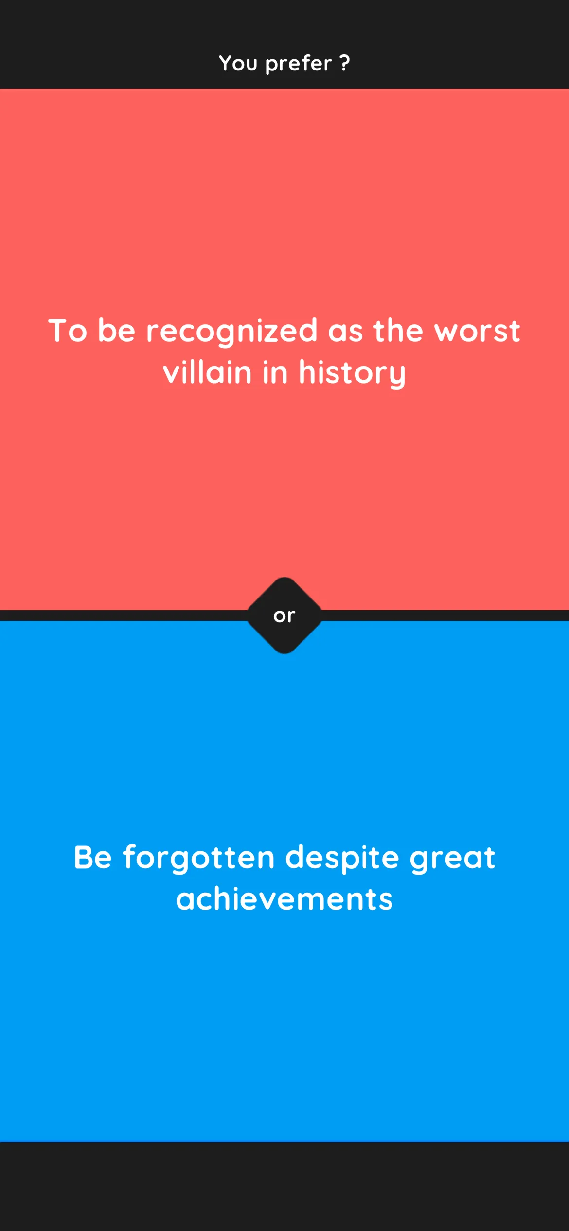 What Would You Choose | Rather | Indus Appstore | Screenshot