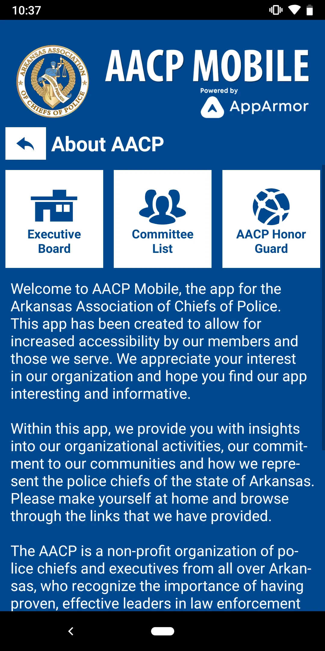 AACP Mobile | Indus Appstore | Screenshot