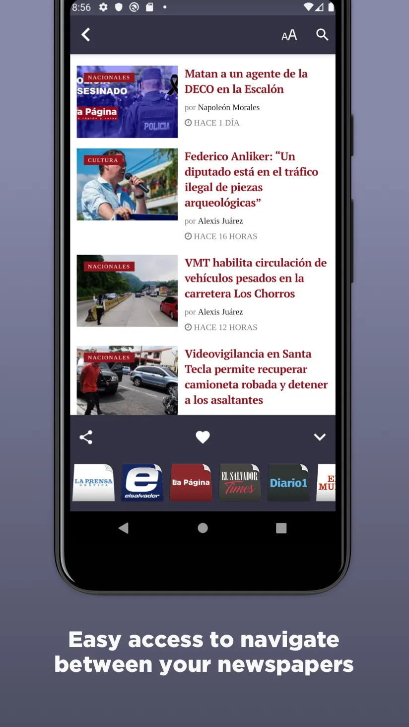 Salvadoran Newspapers | Indus Appstore | Screenshot