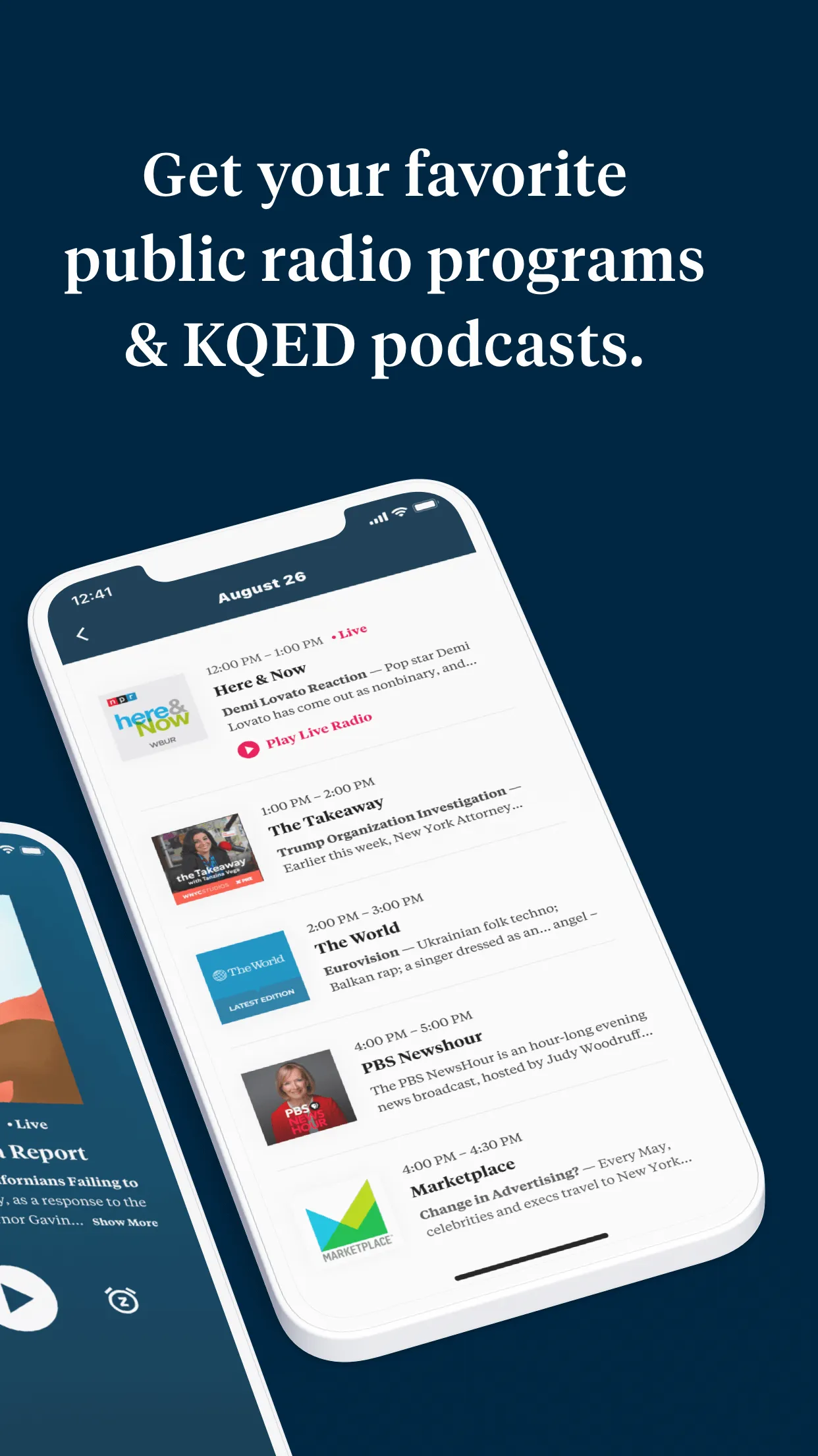 KQED | Indus Appstore | Screenshot