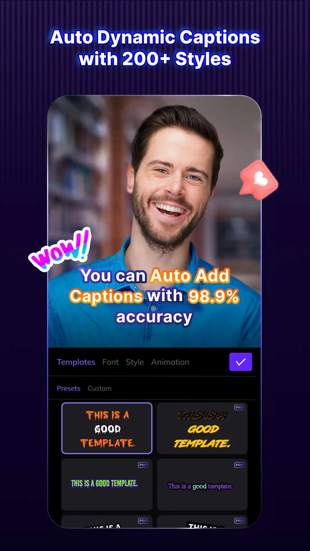 Blink Captions by Vozo AI | Indus Appstore | Screenshot
