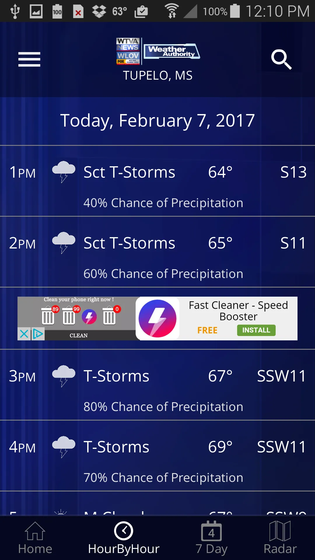 WTVA Weather | Indus Appstore | Screenshot