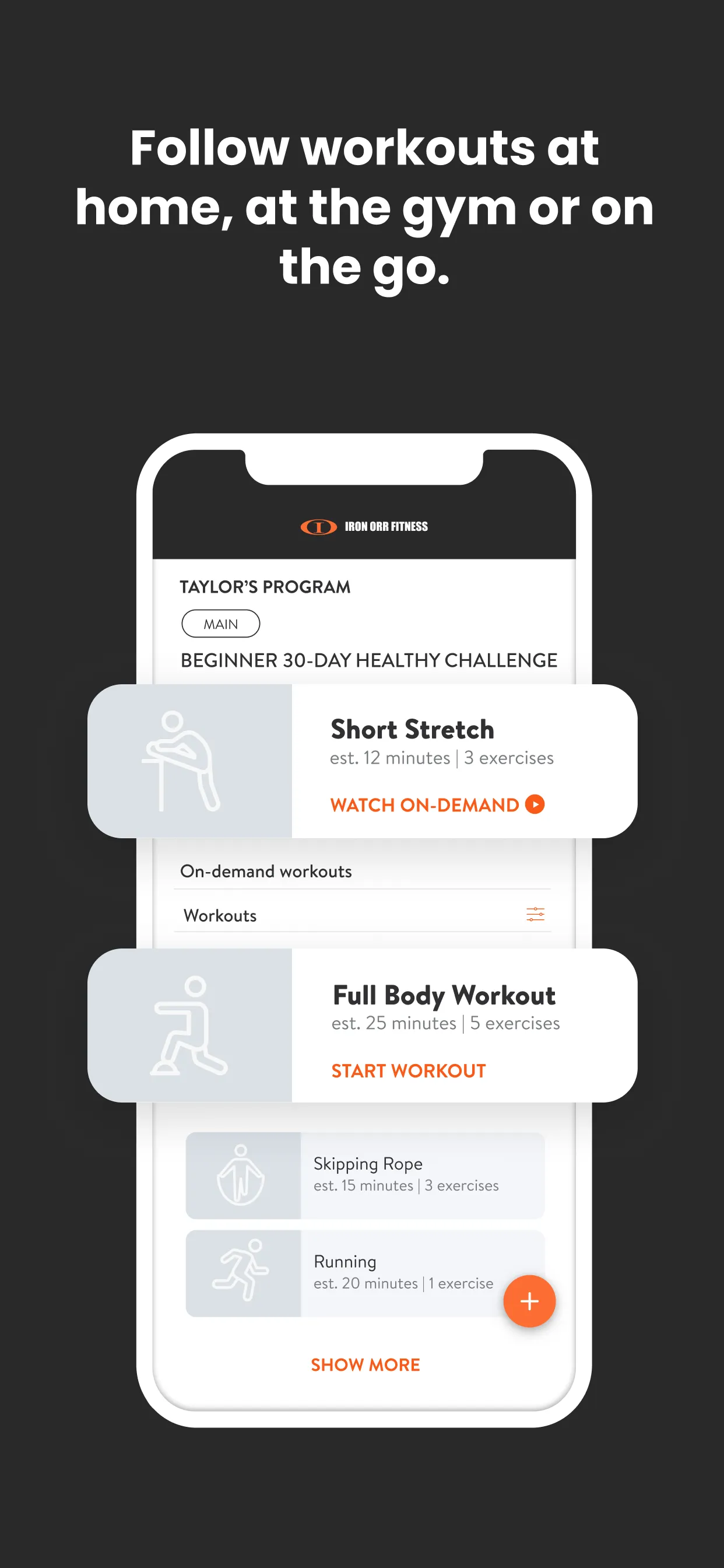 Iron Orr Fitness | Indus Appstore | Screenshot