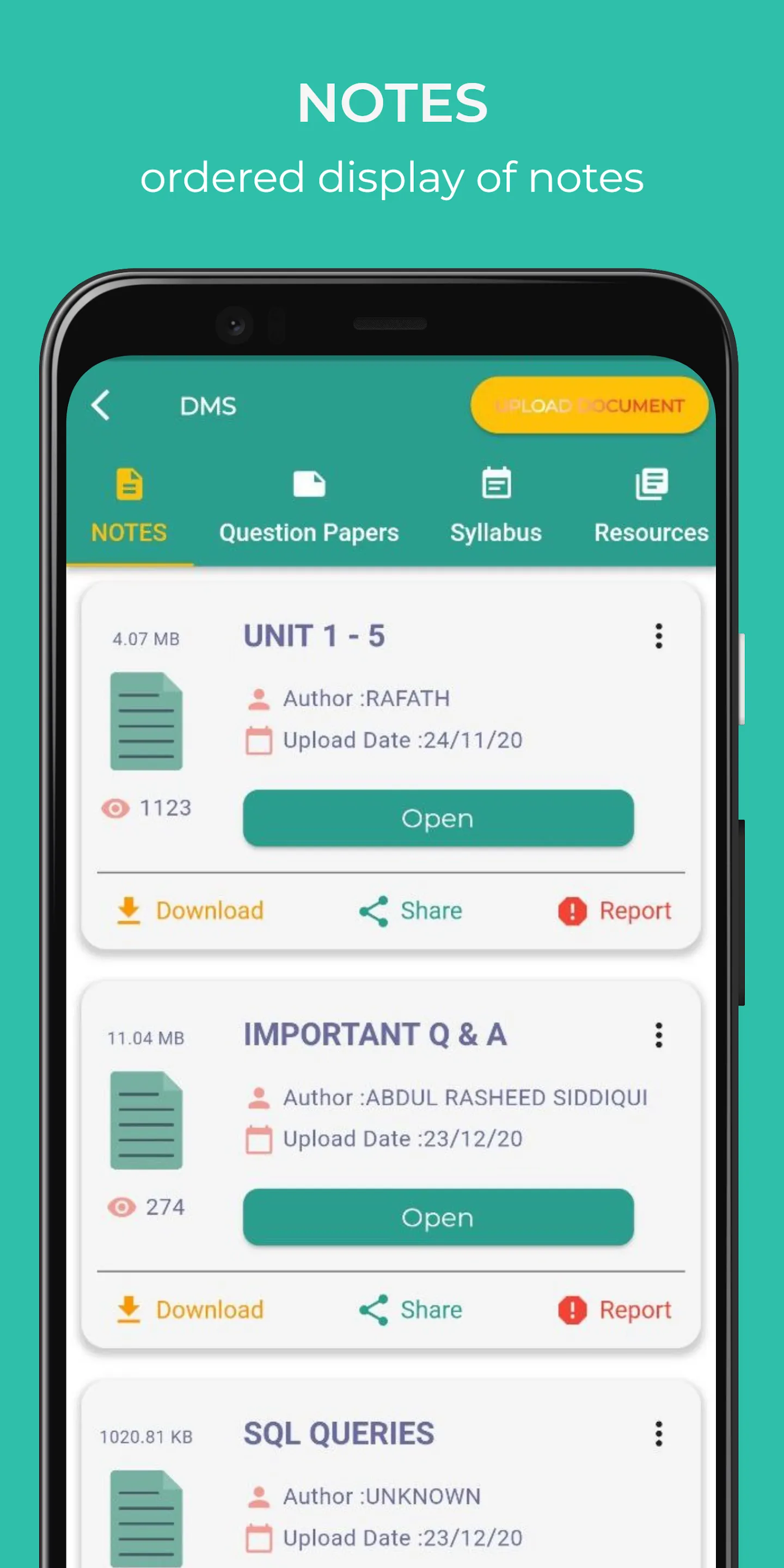 OU Notes | Indus Appstore | Screenshot