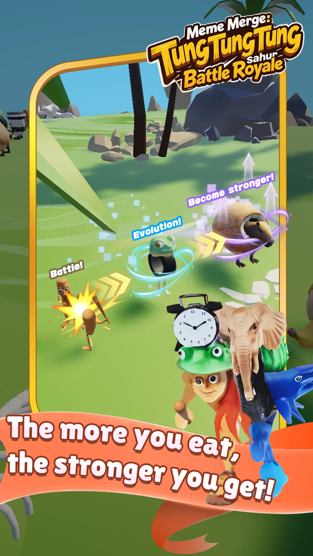 Meme Merge：Sahur Battle Royale | Indus Appstore | Screenshot