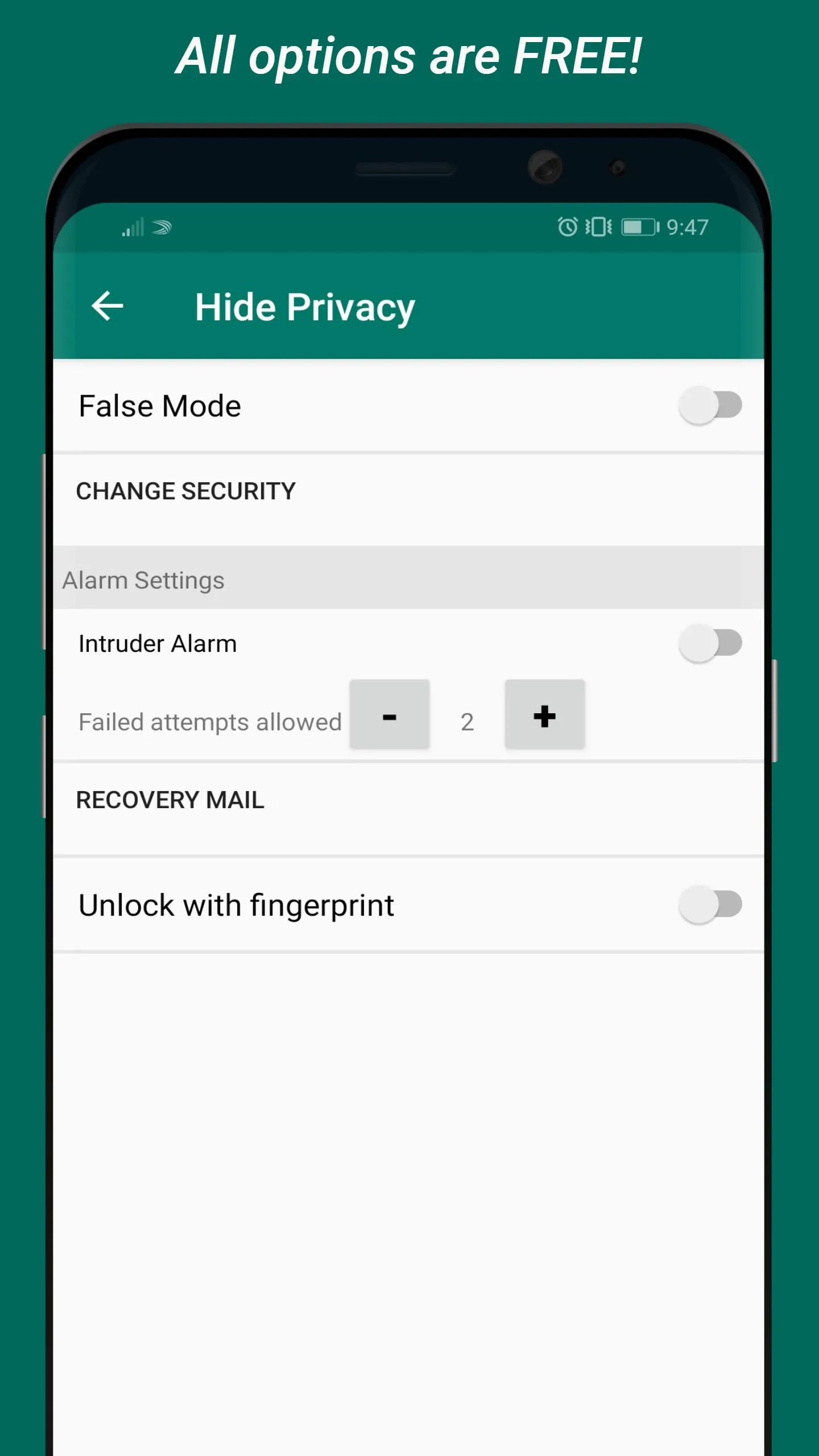 Hide Privacy | Indus Appstore | Screenshot