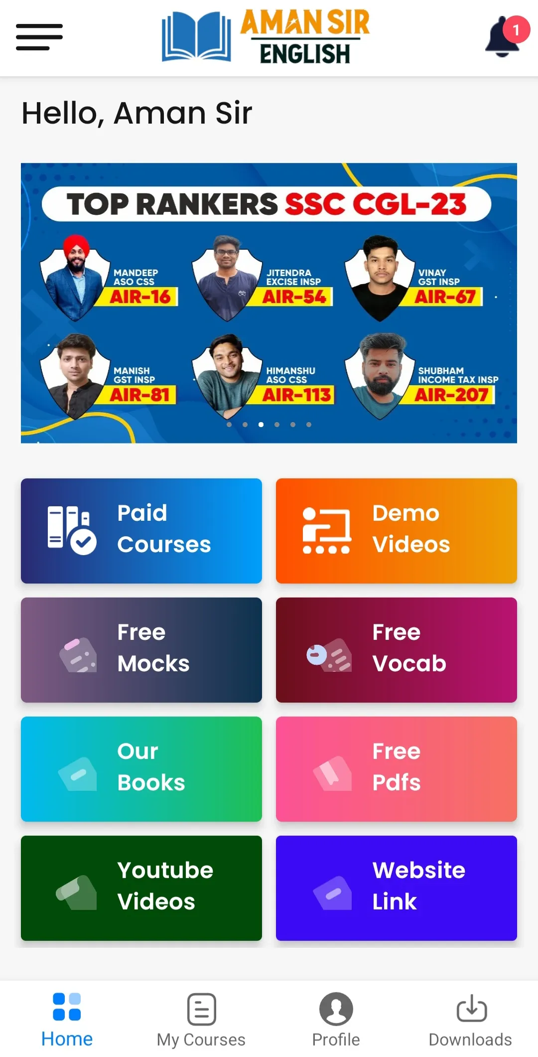 Aman Sir English | Indus Appstore | Screenshot