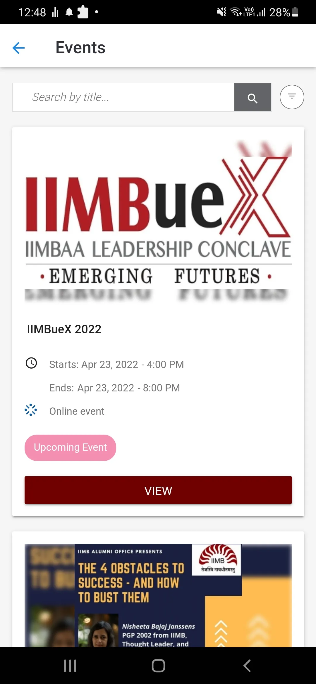 IIMBAA App | Indus Appstore | Screenshot