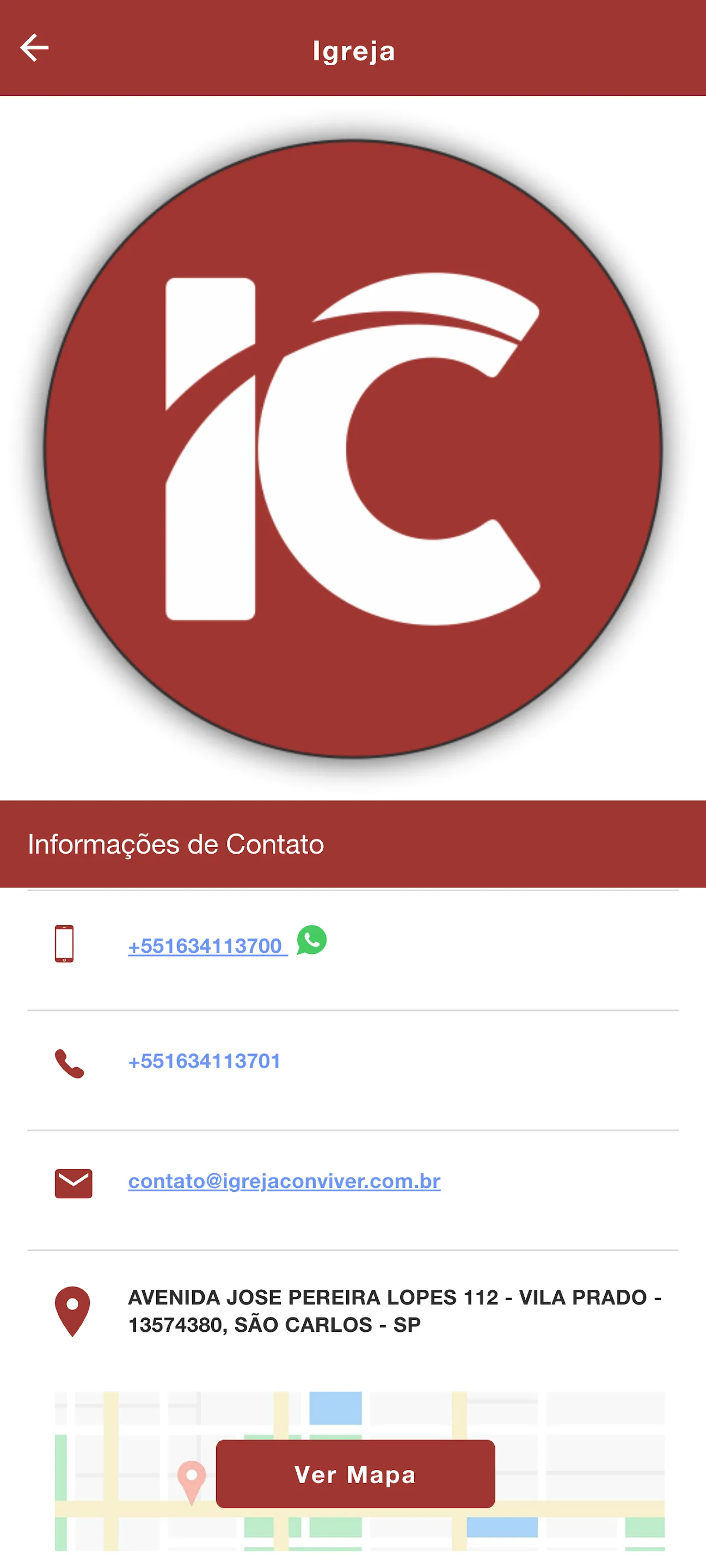 Igreja Conviver | Indus Appstore | Screenshot