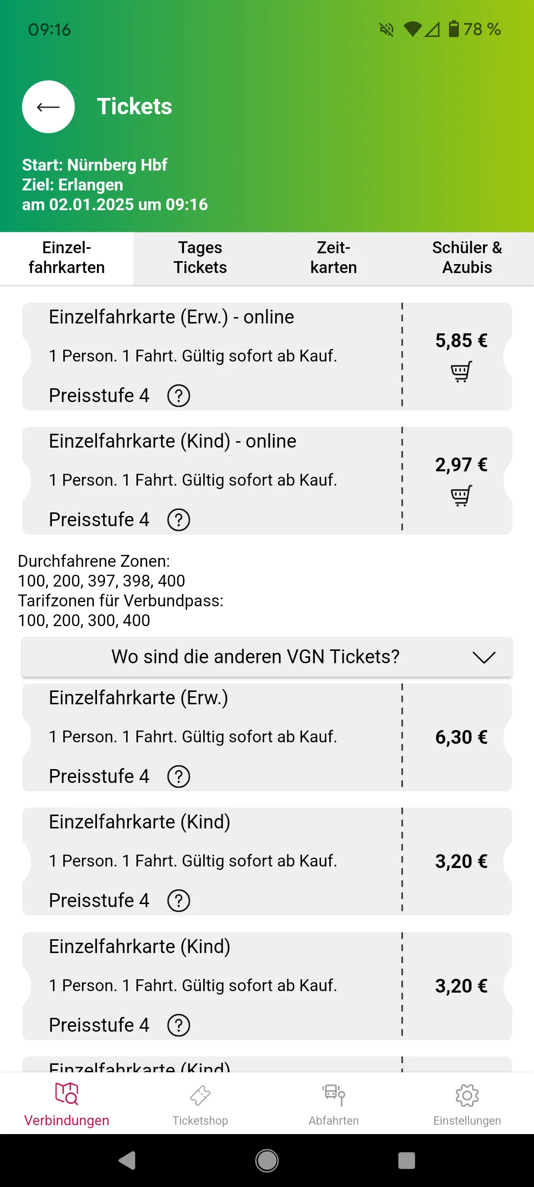 VGN Fahrplan & Tickets | Indus Appstore | Screenshot