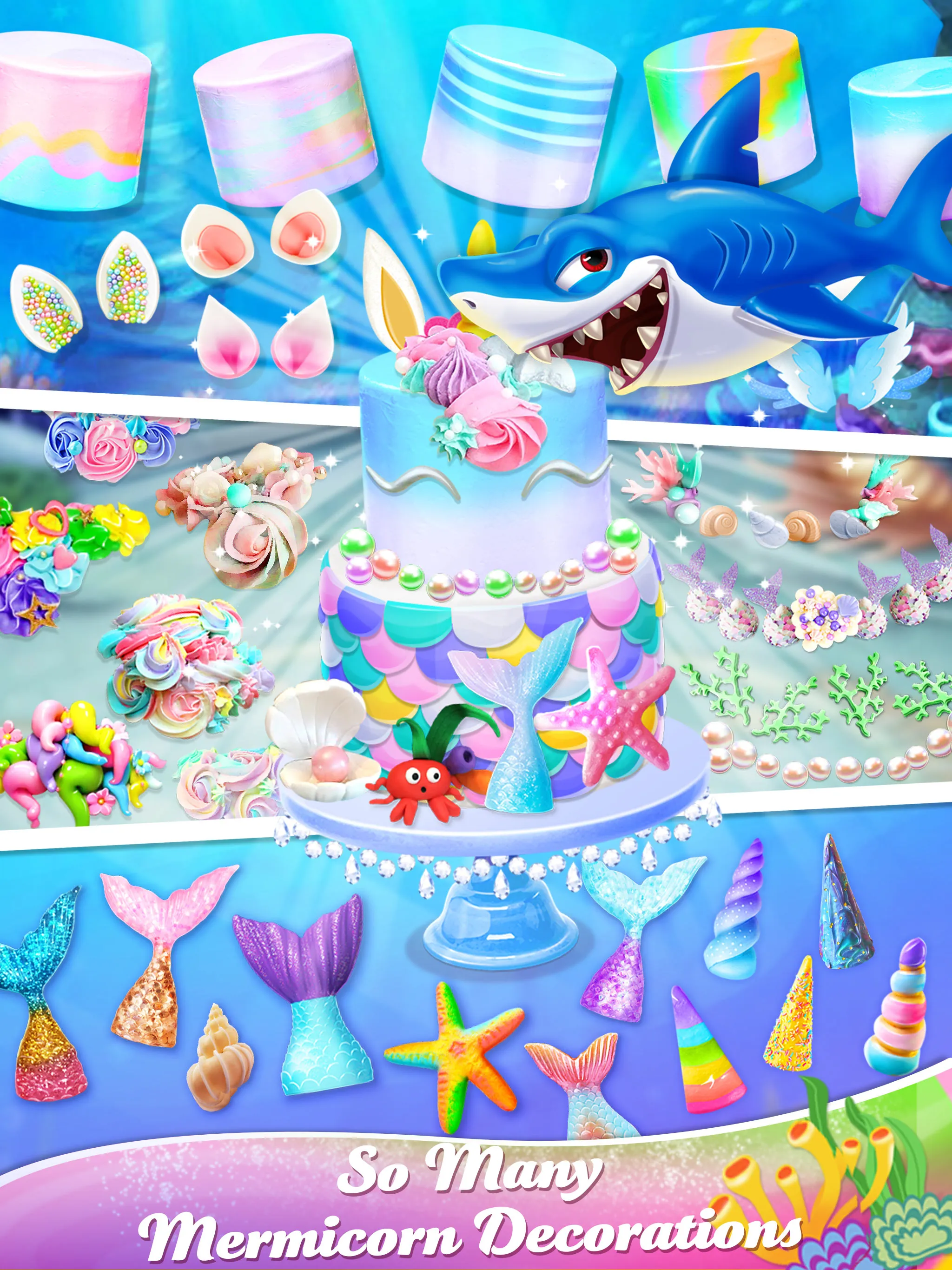 Unicorn Mermaid Cake | Indus Appstore | Screenshot