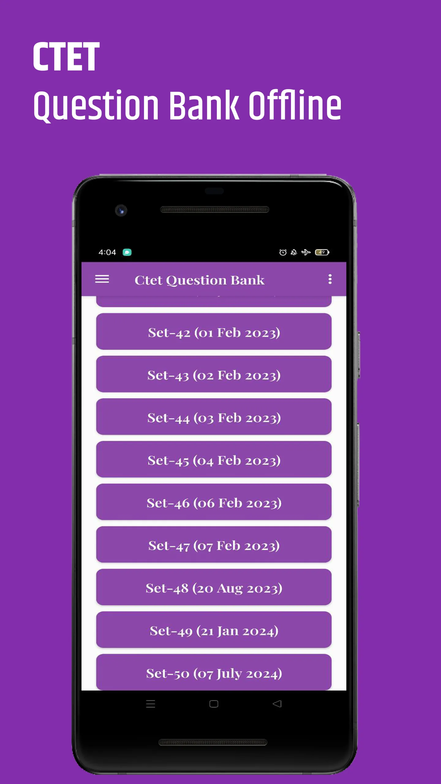 Ctet Question Bank Offline | Indus Appstore | Screenshot