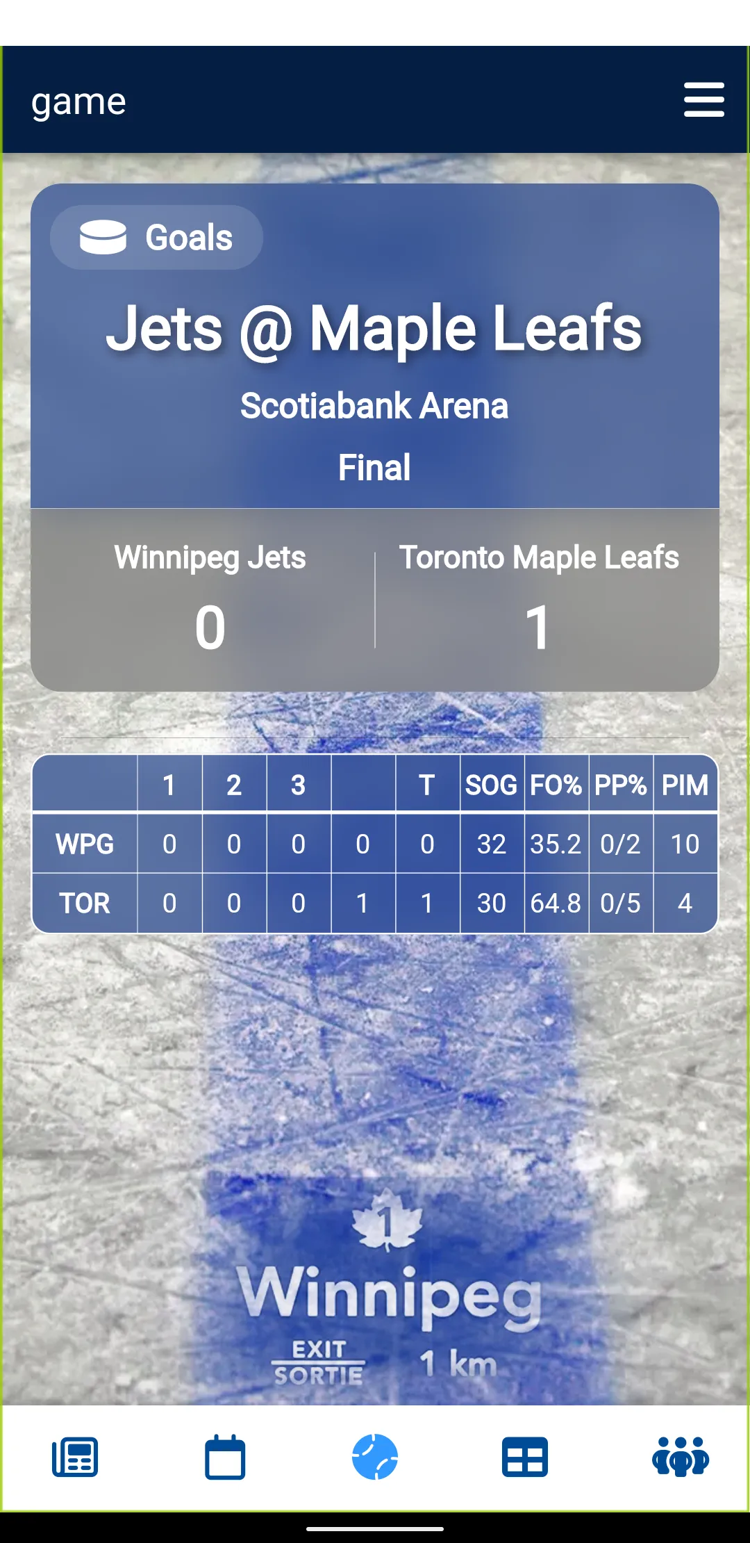 Winnipeg Hockey - Jets Edition | Indus Appstore | Screenshot