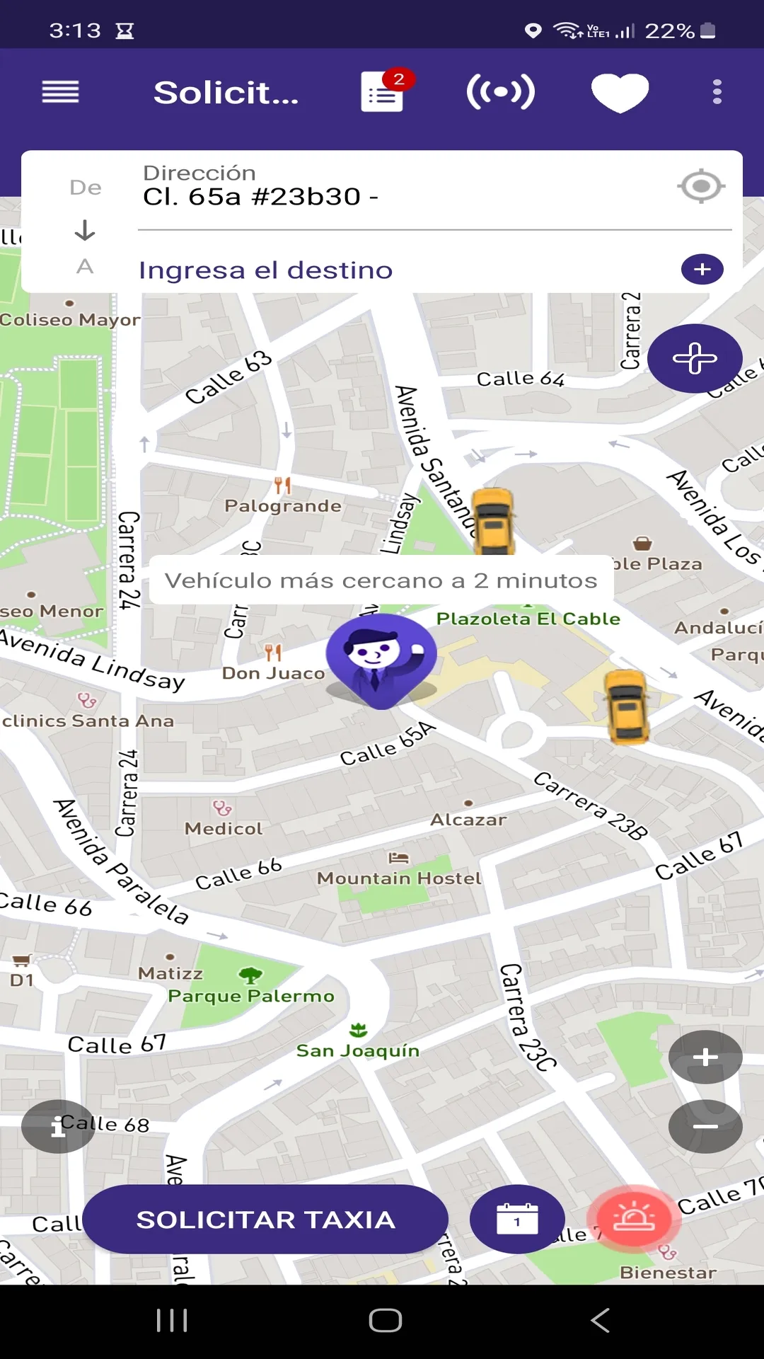 Taxia: Solicita tu transporte | Indus Appstore | Screenshot