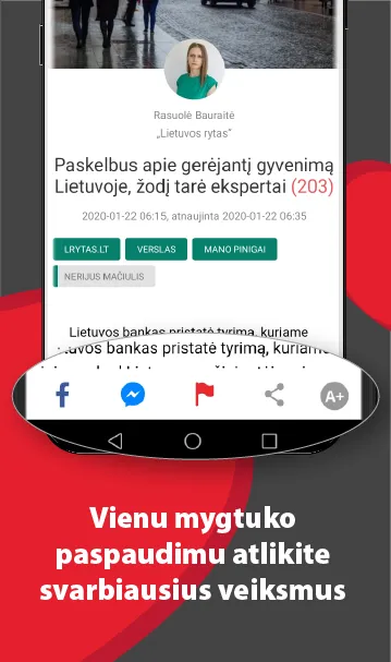 Lrytas | Indus Appstore | Screenshot