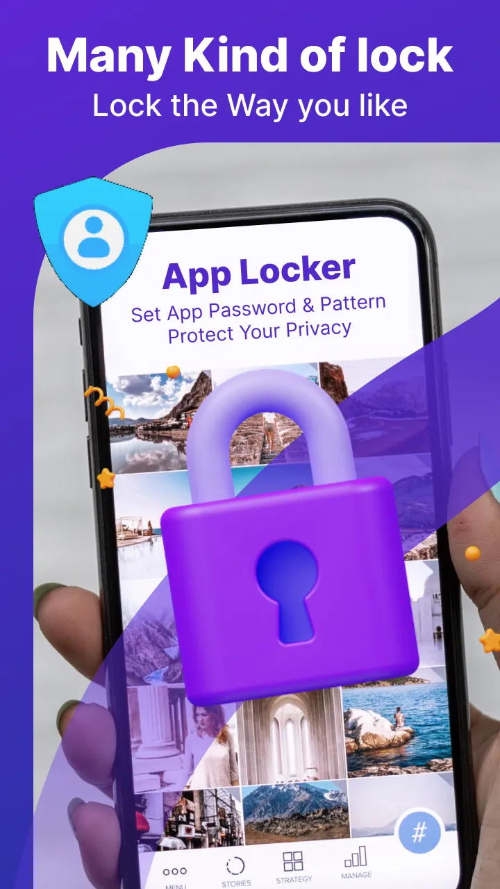 App Lock fingerprint & Pattern | Indus Appstore | Screenshot