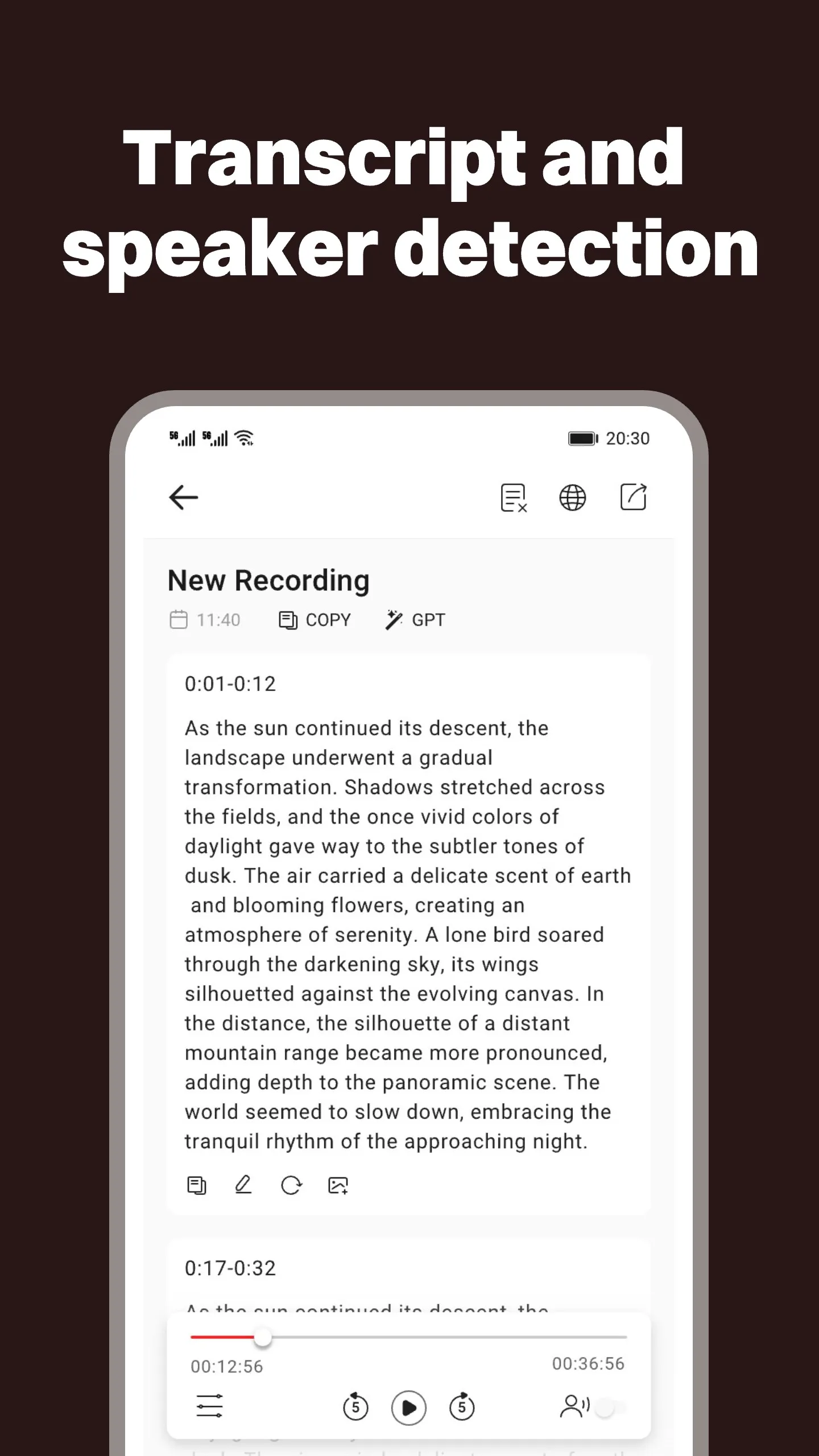 Transcribe Meeting & AI Notes | Indus Appstore | Screenshot