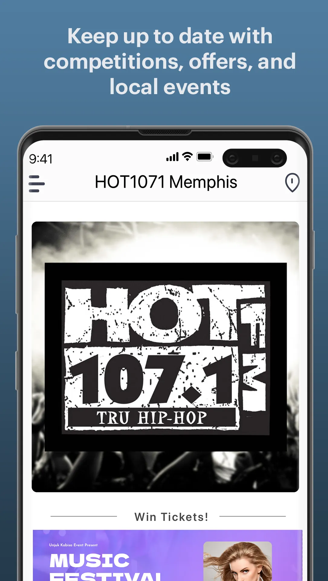 HOT1071 Memphis | Indus Appstore | Screenshot