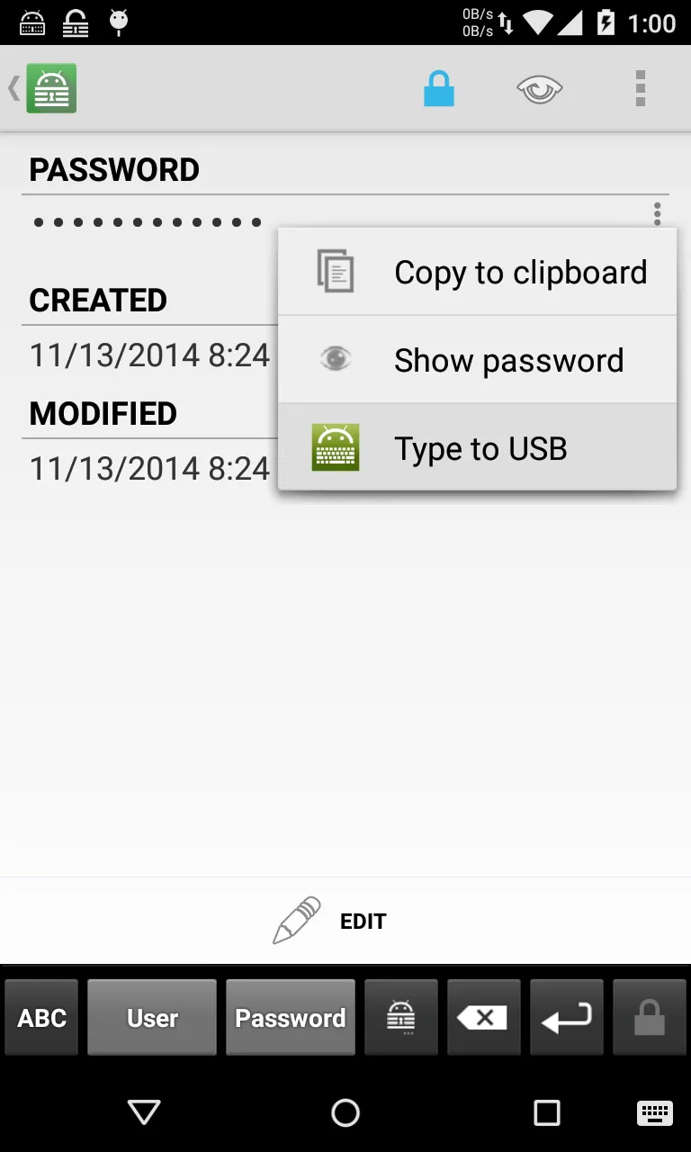 Keepass2 USB Keyboard Plugin | Indus Appstore | Screenshot