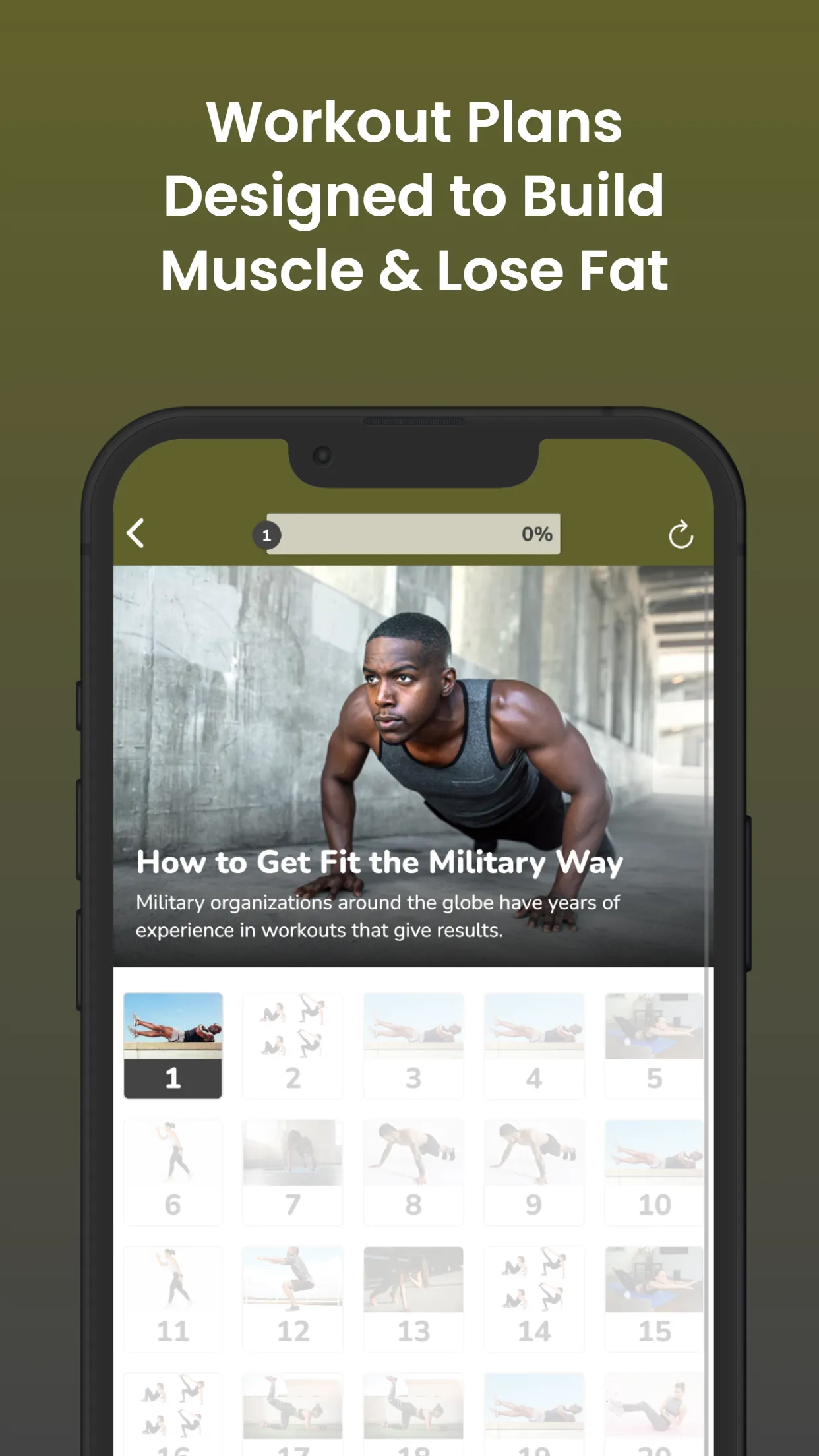 Military Style Fitness Workout | Indus Appstore | Screenshot