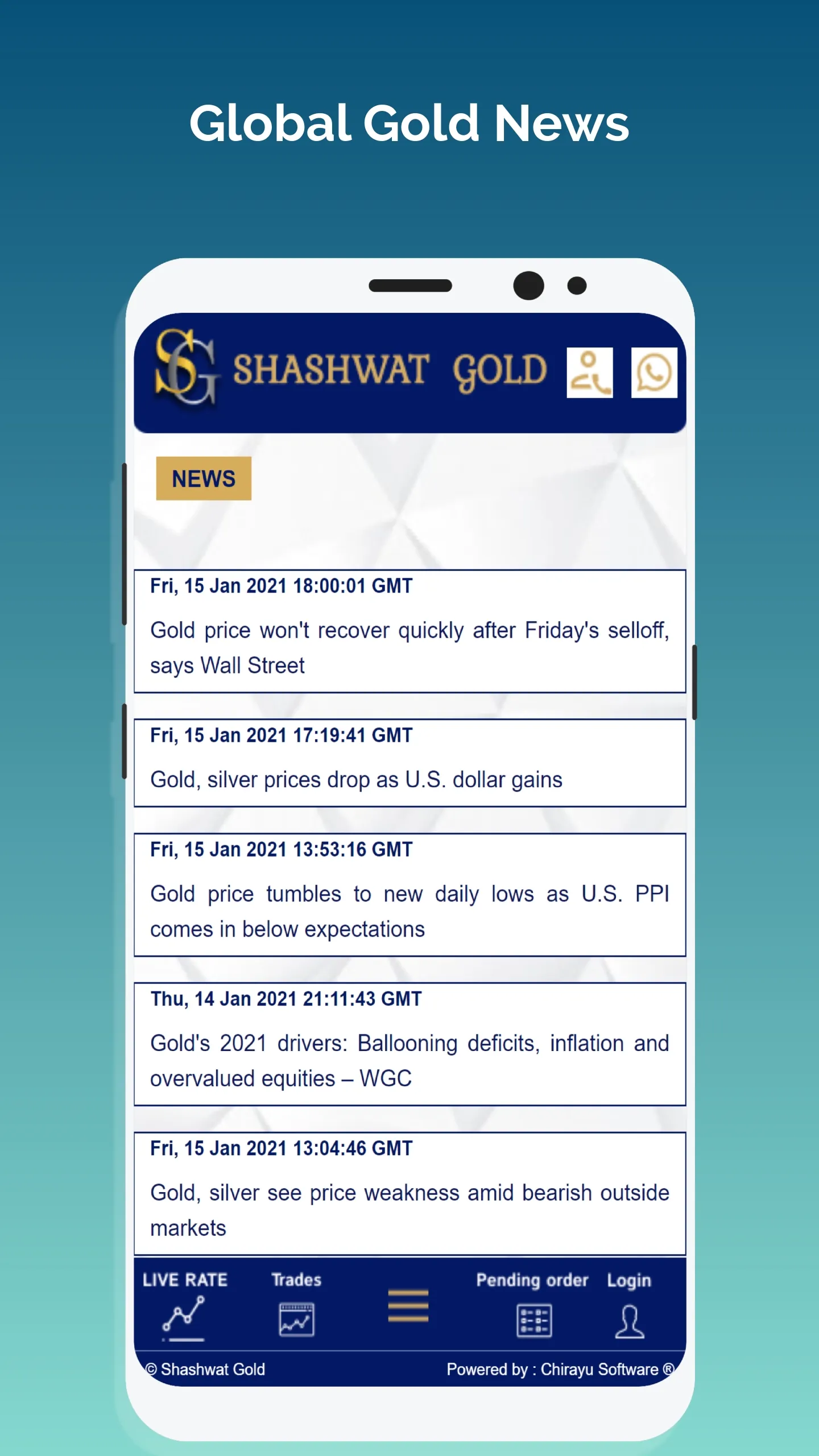 Shashwat Gold | Indus Appstore | Screenshot