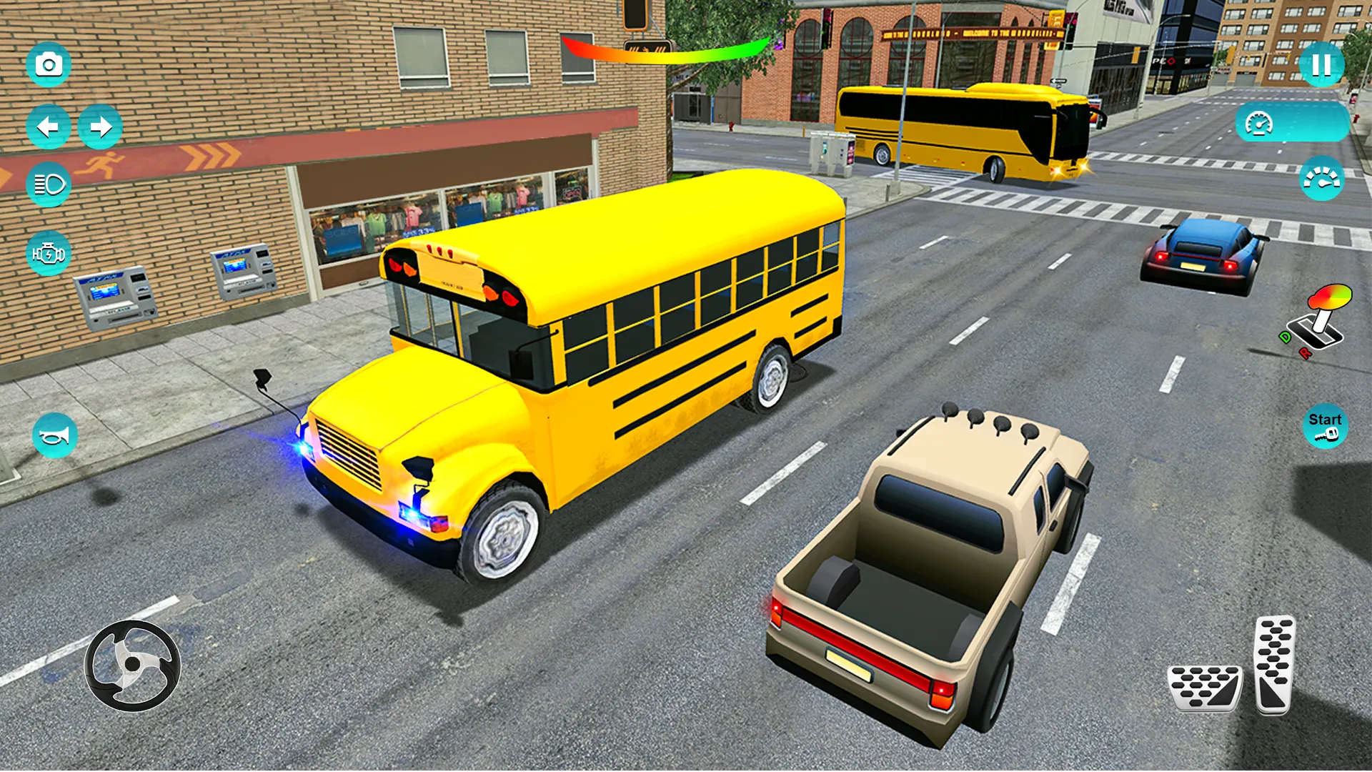 Coach School bus driving game | Indus Appstore | Screenshot