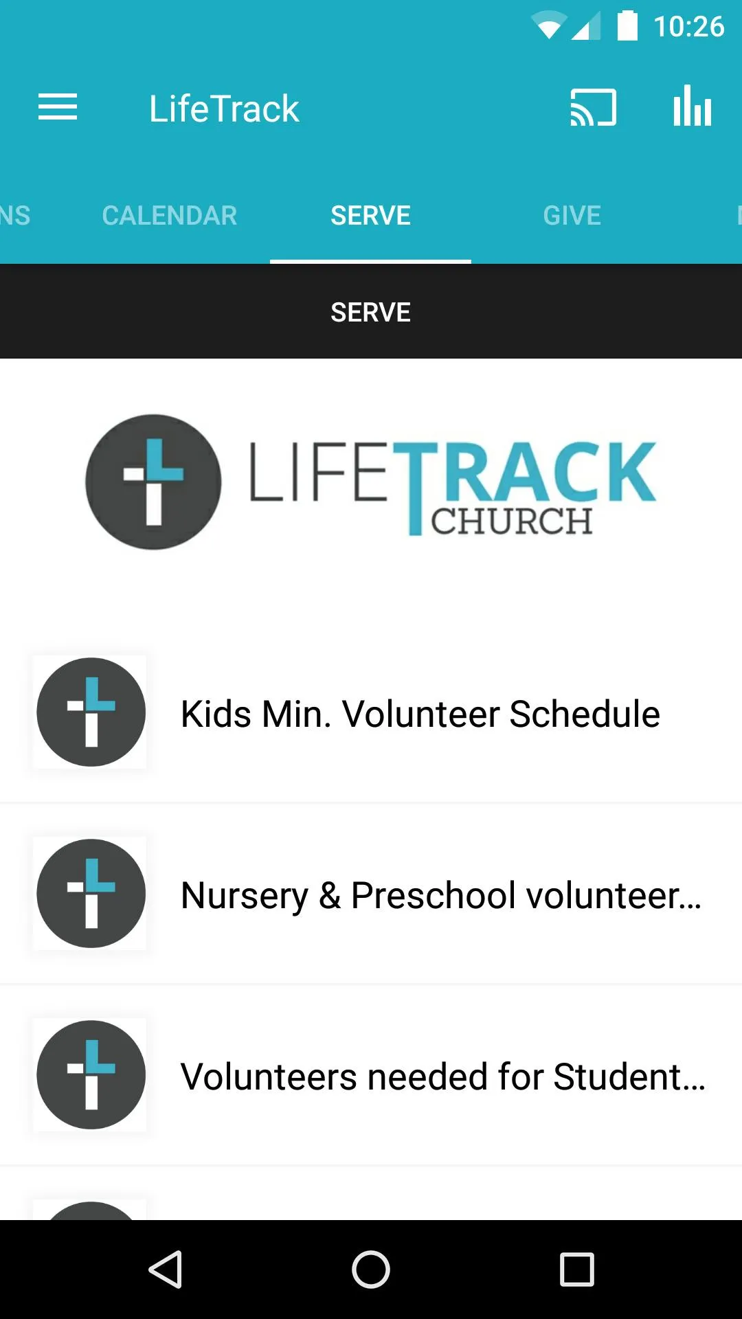 LifeTrack Church | Indus Appstore | Screenshot