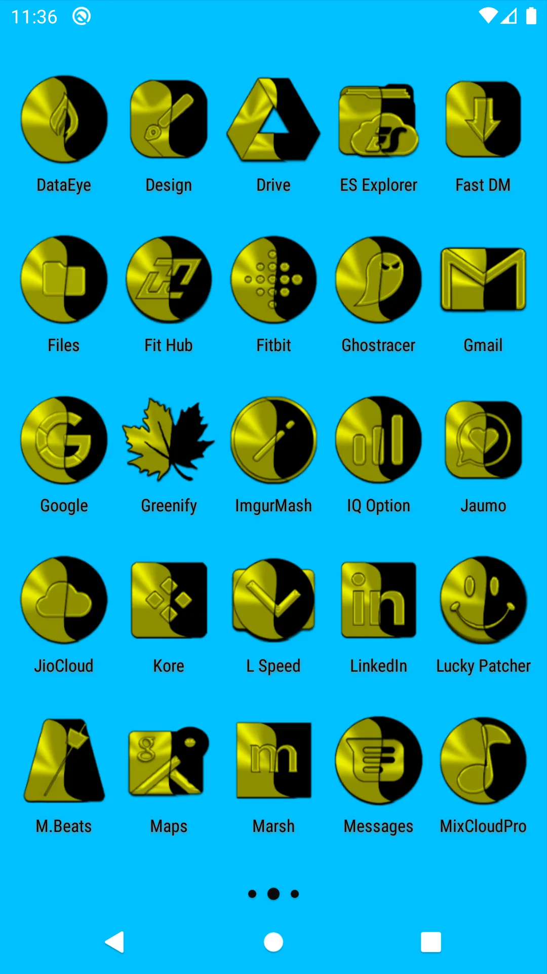 Wicked Yellow Icon Pack | Indus Appstore | Screenshot