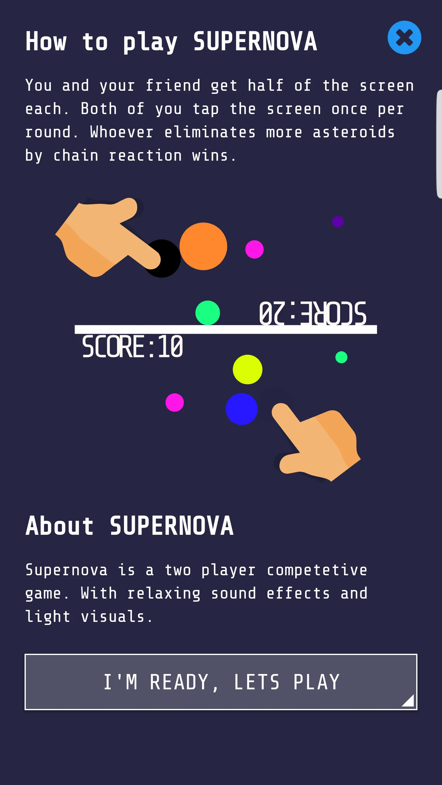 SUPERNOVA - 2 players | Indus Appstore | Screenshot