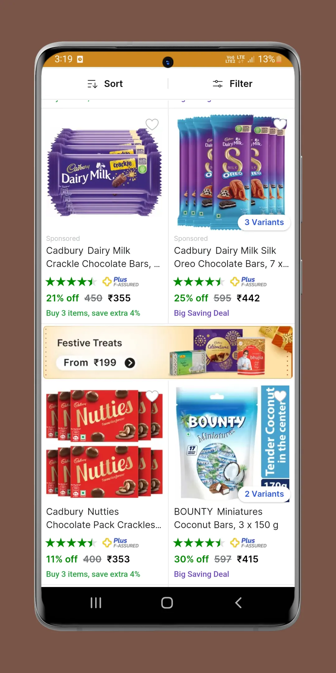 Chocolate Online Shopping App | Indus Appstore | Screenshot