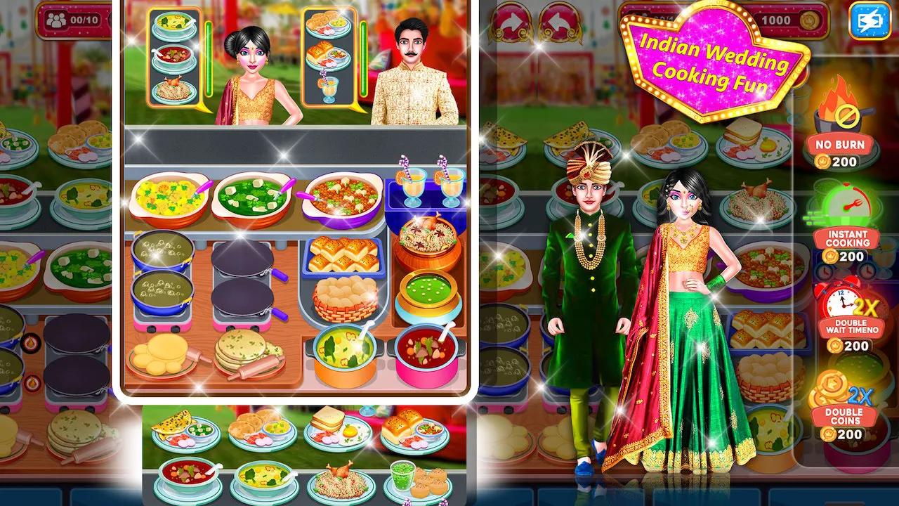 Indian Wedding Cooking Game | Indus Appstore | Screenshot