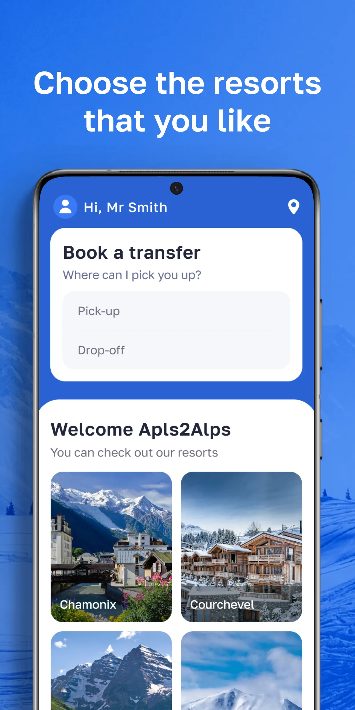 Alps2Alps Ski Transfers | Indus Appstore | Screenshot