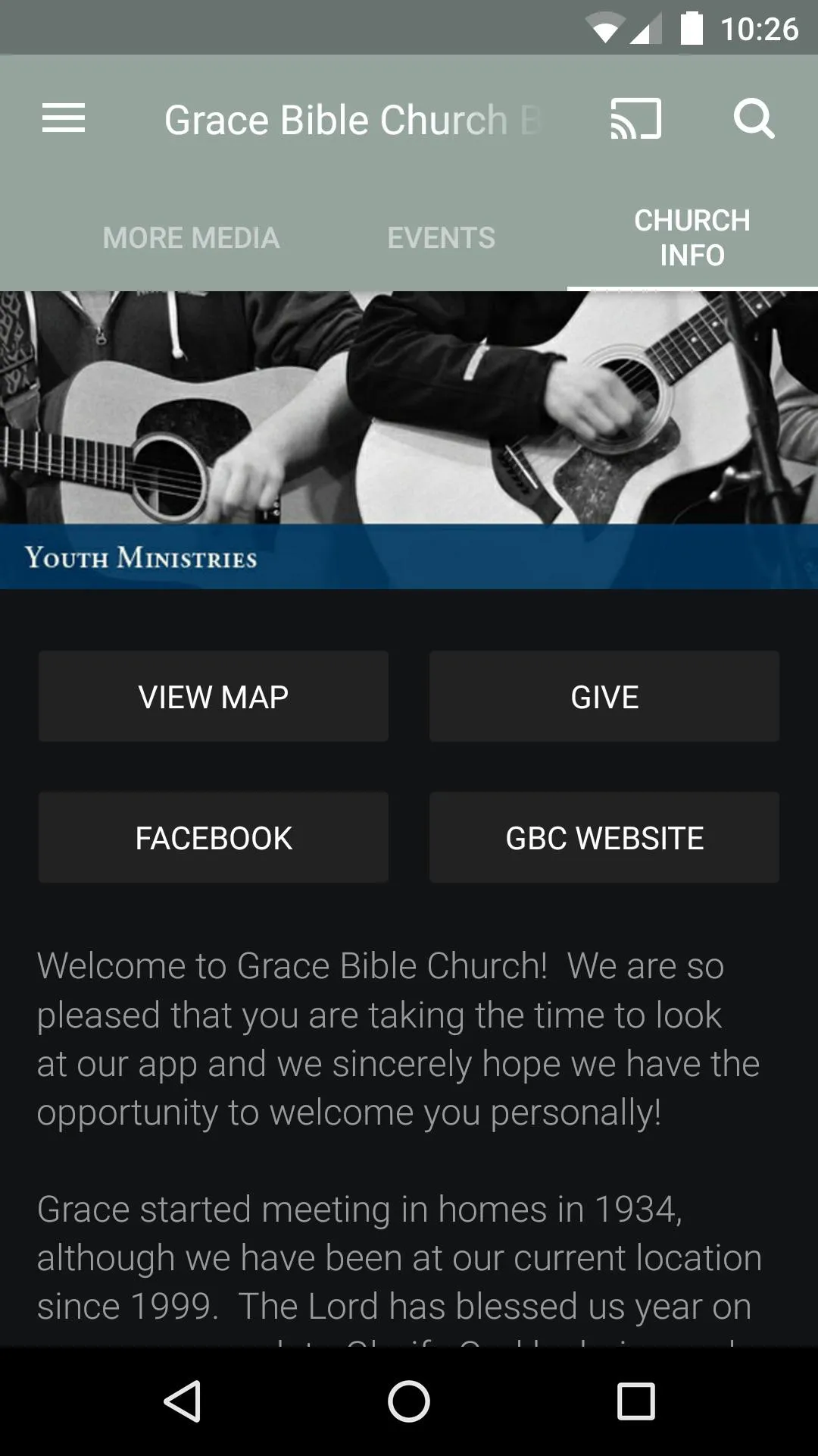 Grace Bible Church Bozeman | Indus Appstore | Screenshot