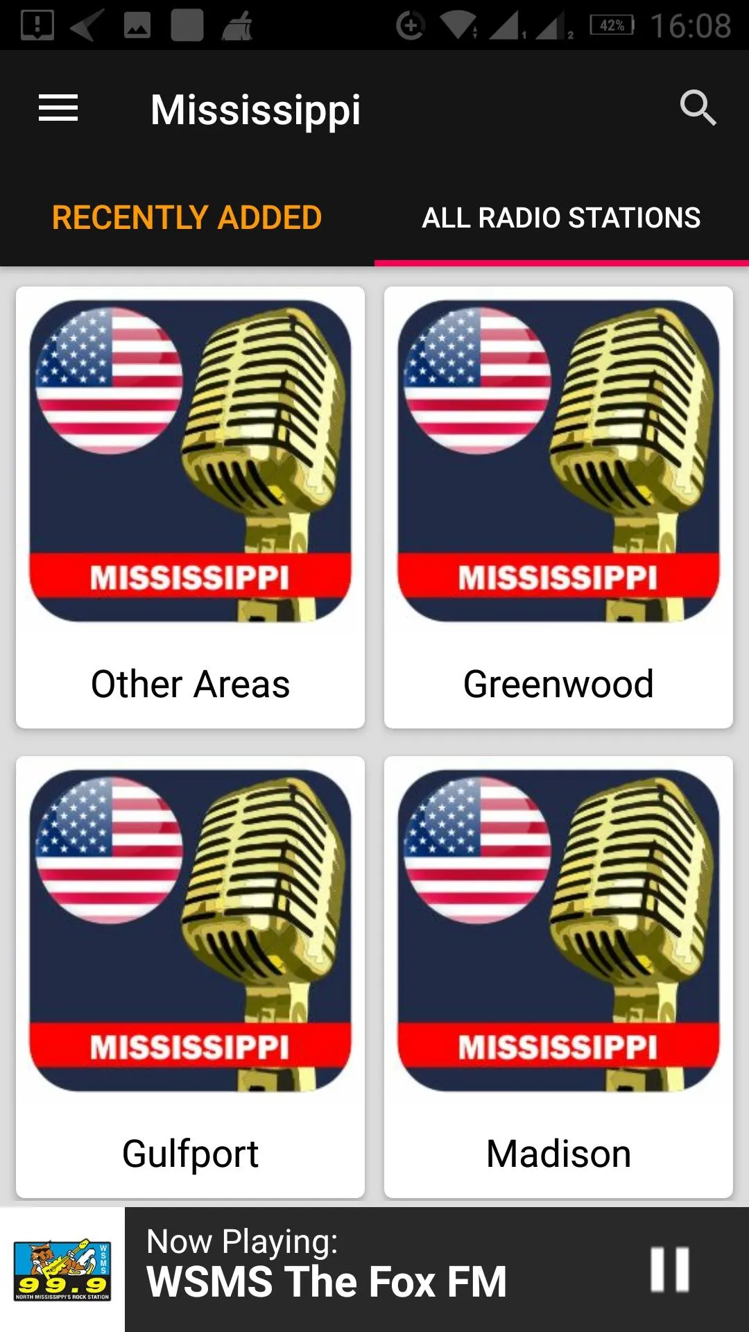 Mississippi Radio Stations | Indus Appstore | Screenshot